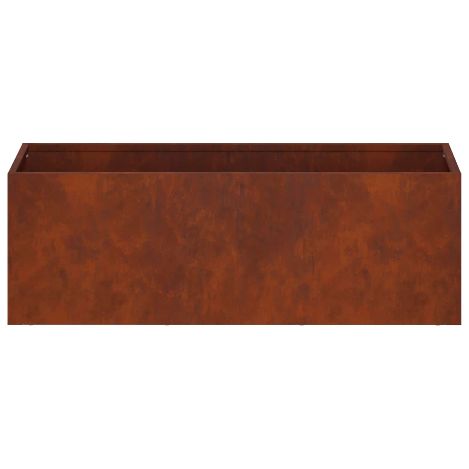 Vaso da giardino Ruggine 40 x 20 x 20 cm Acciaio Corten