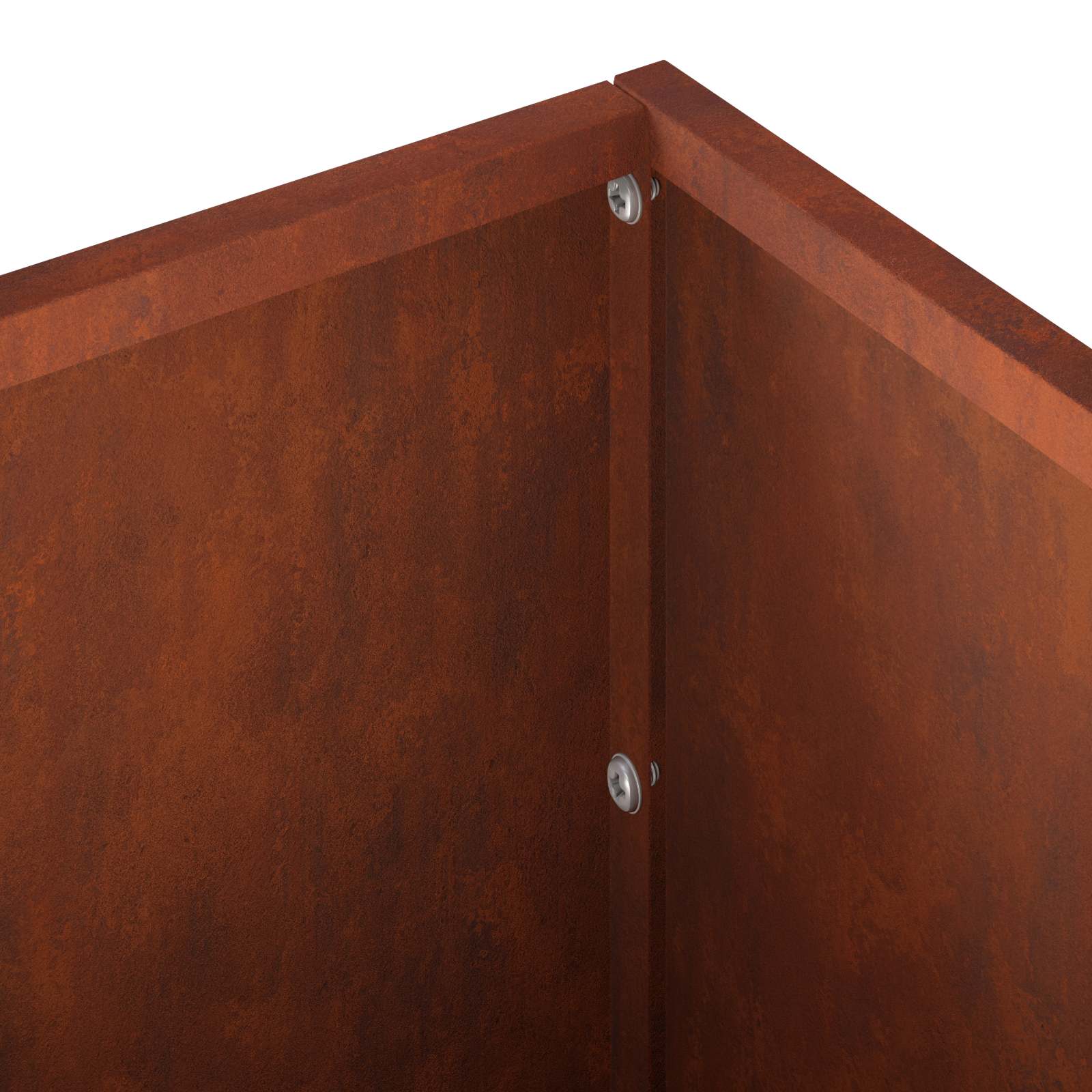 Vaso da giardino Ruggine 40 x 20 x 20 cm Acciaio Corten