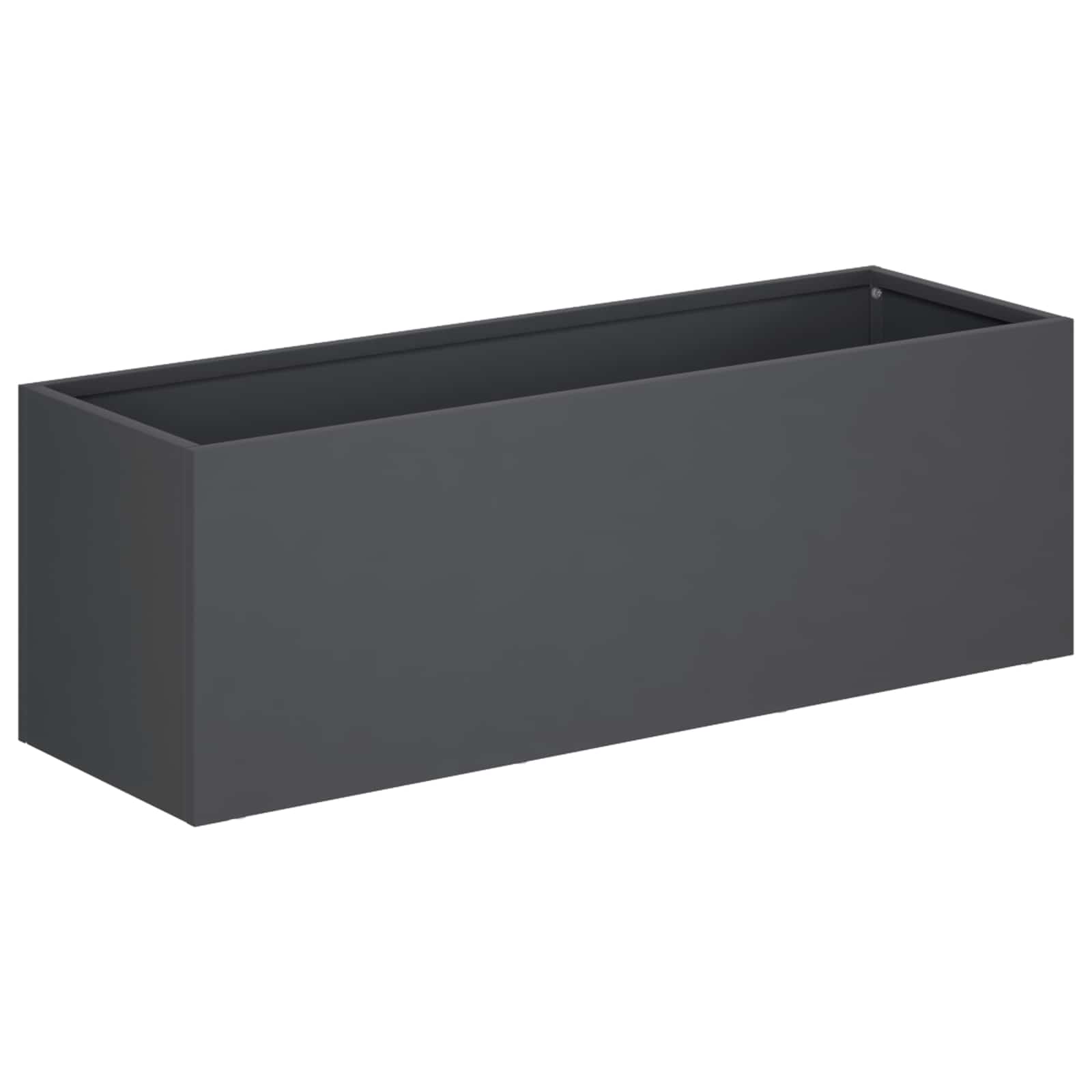 Vaso da giardino Antracite 60 x 20 x 20 cm