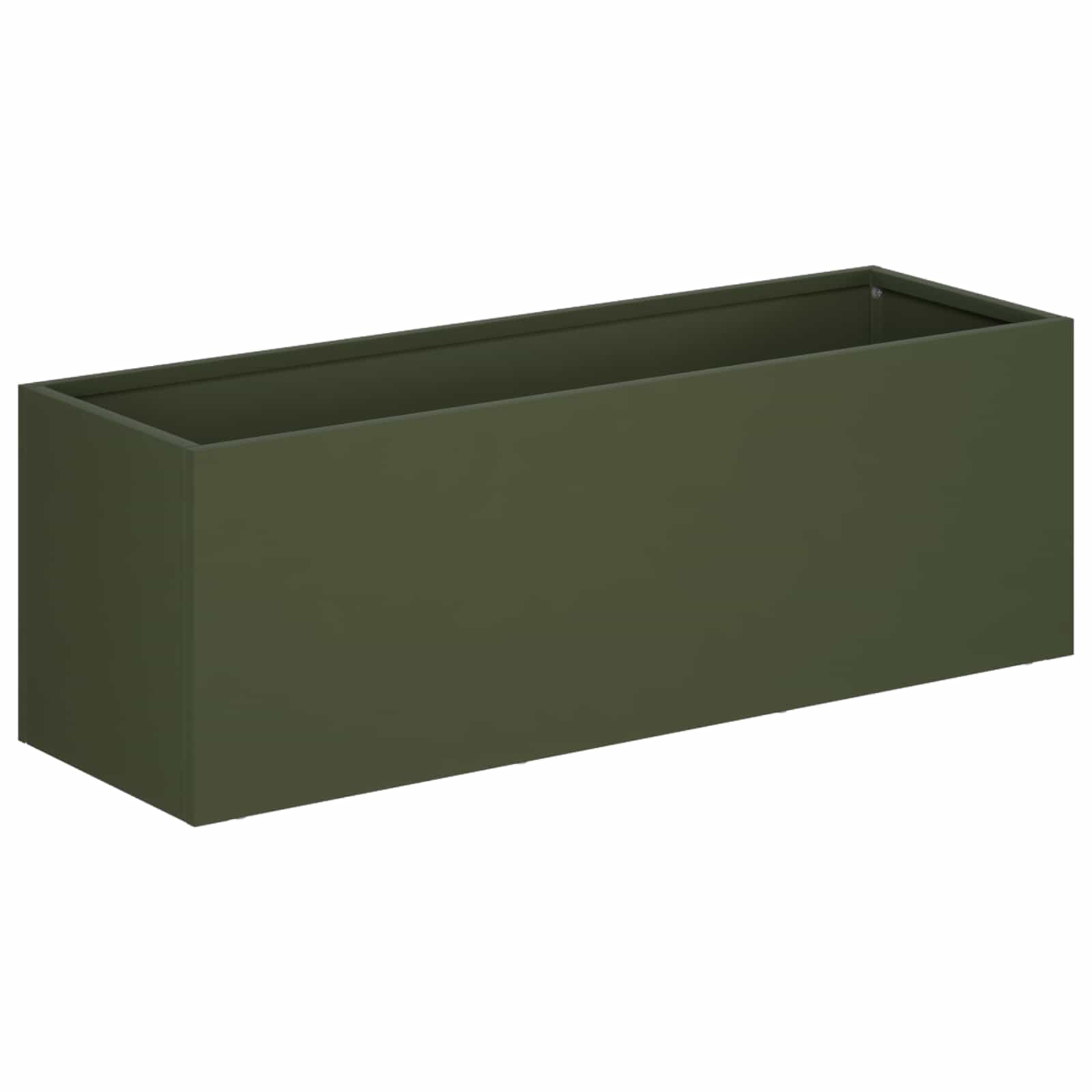 Vaso da giardino Verde Oliva 60 x 20 x 20 cm