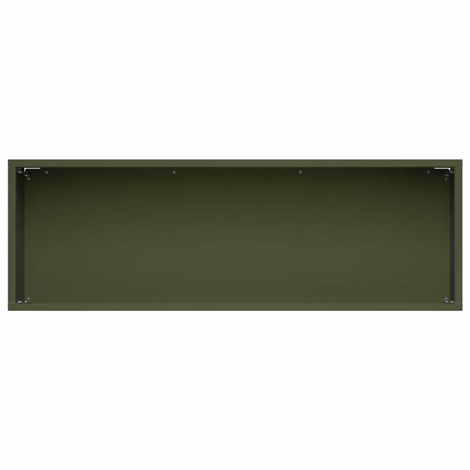 Vaso da giardino Verde Oliva 60 x 20 x 20 cm