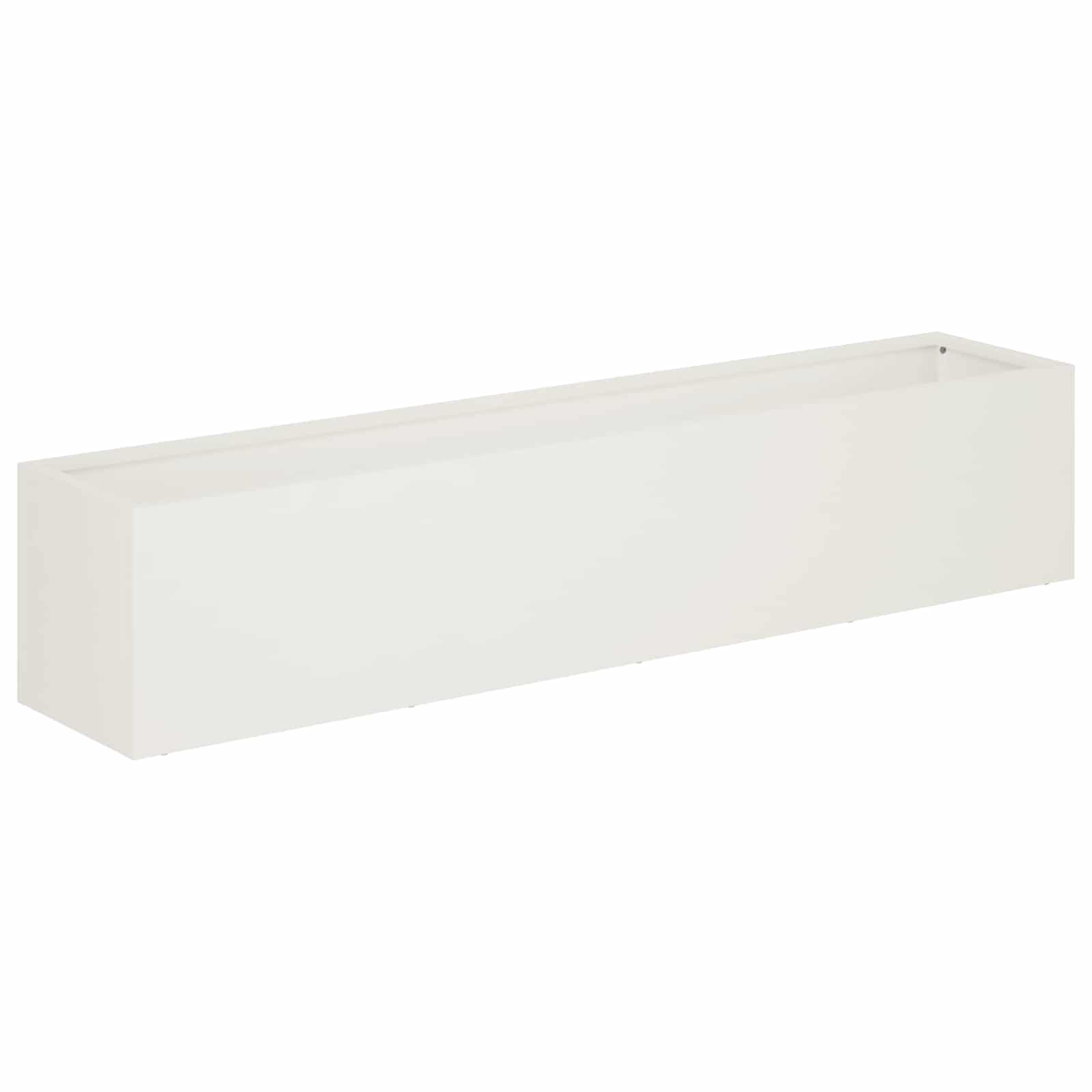 Vaso da giardino Bianco 80 x 20 x 20 cm