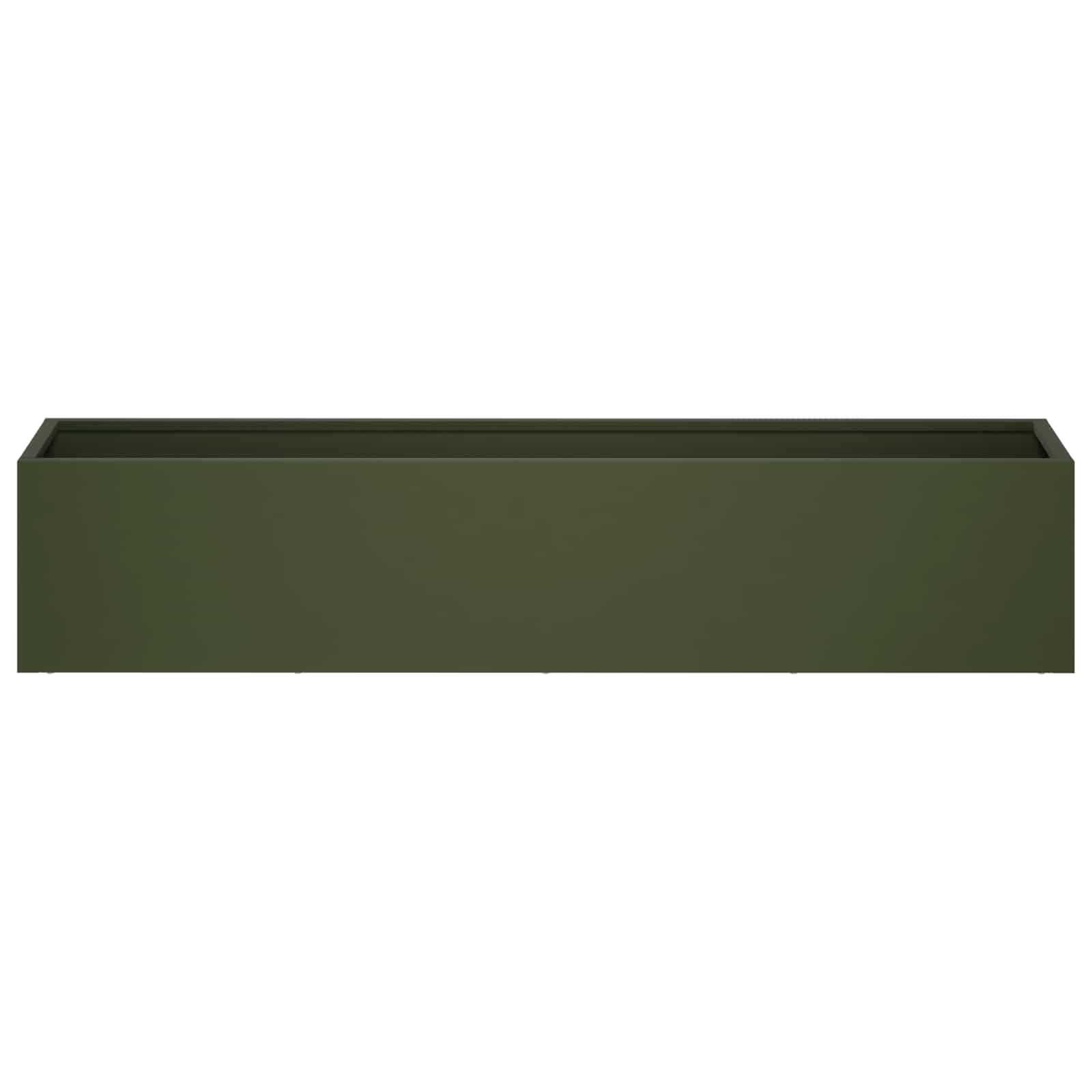 Vaso da giardino Verde Oliva 80 x 20 x 20 cm
