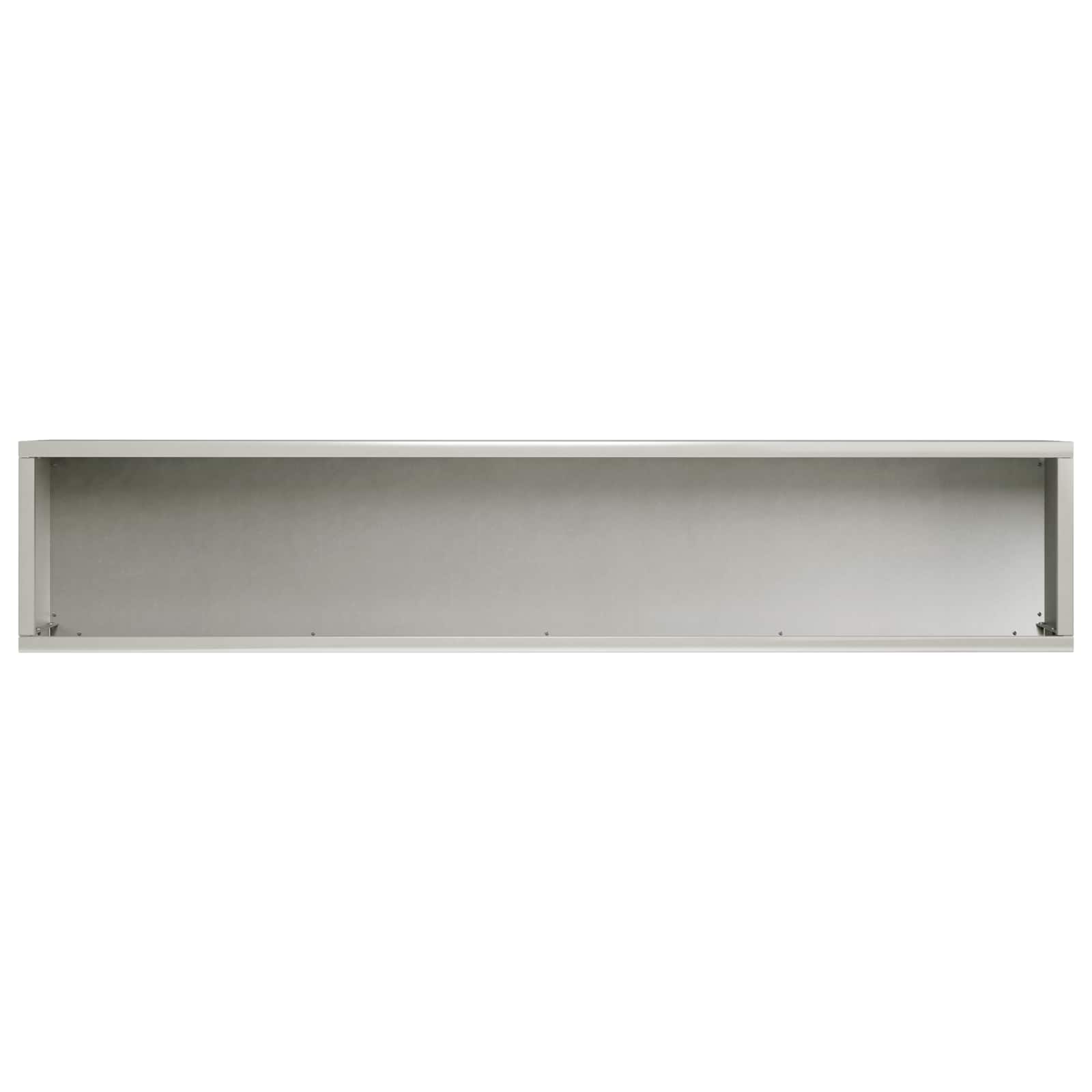 Vaso da giardino Argento 80 x 20 x 20 cm Acciaio Inox