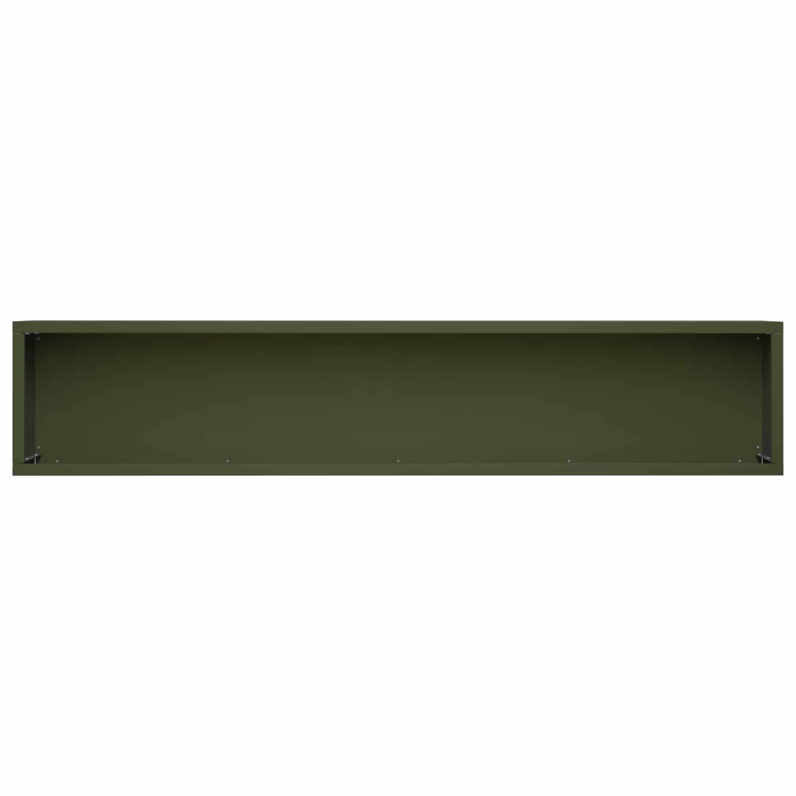 Vaso da giardino Verde Oliva 100 x 20 x 20 cm