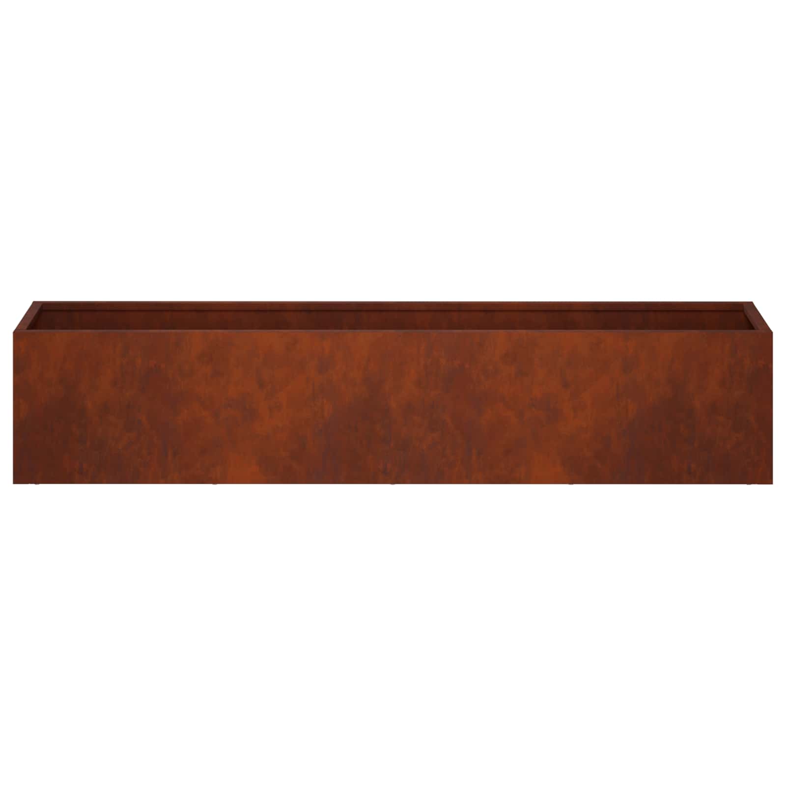 Vaso da giardino Ruggine 100 x 20 x 20 cm Acciaio Corten
