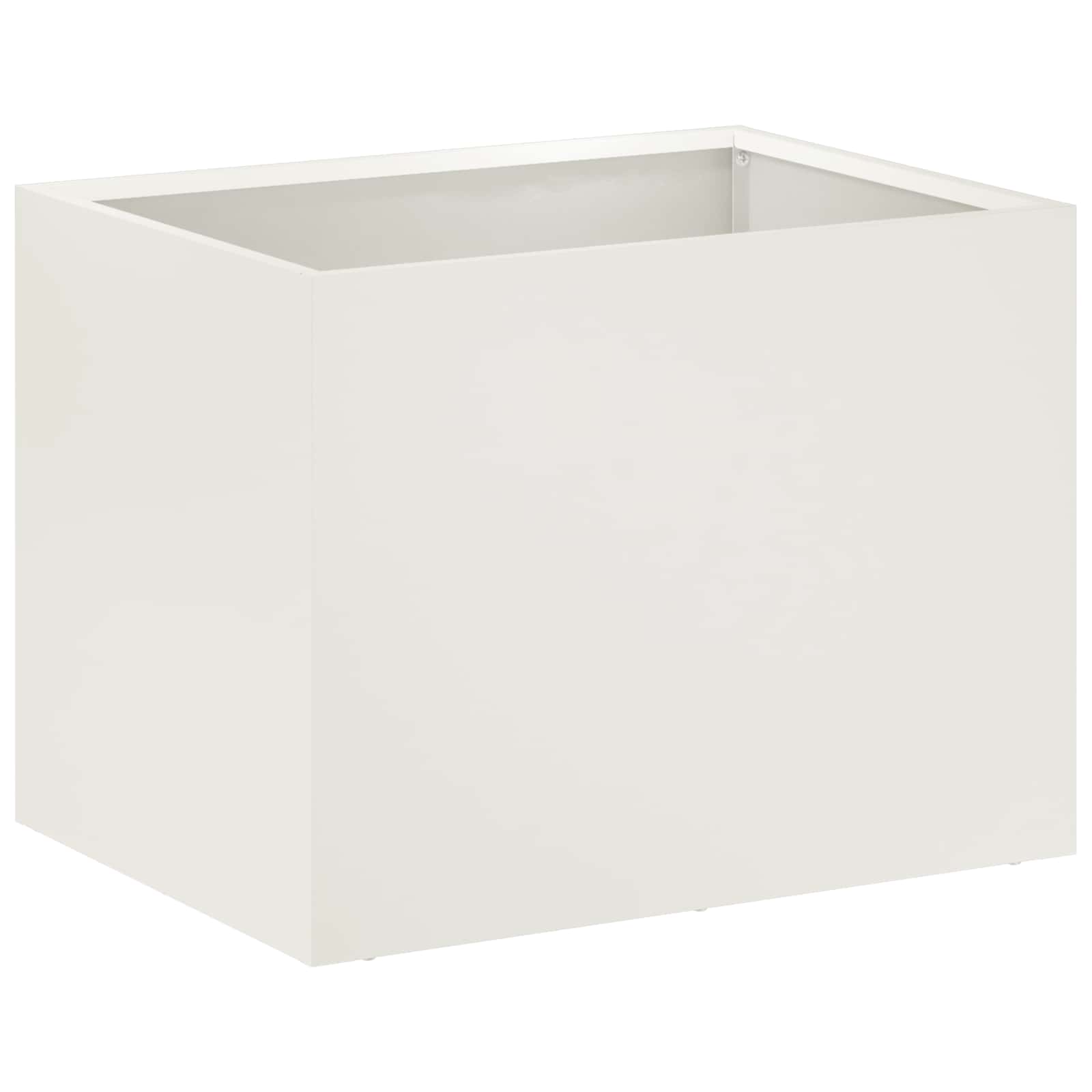 Vaso da giardino Bianco 40 x 30 x 30 cm