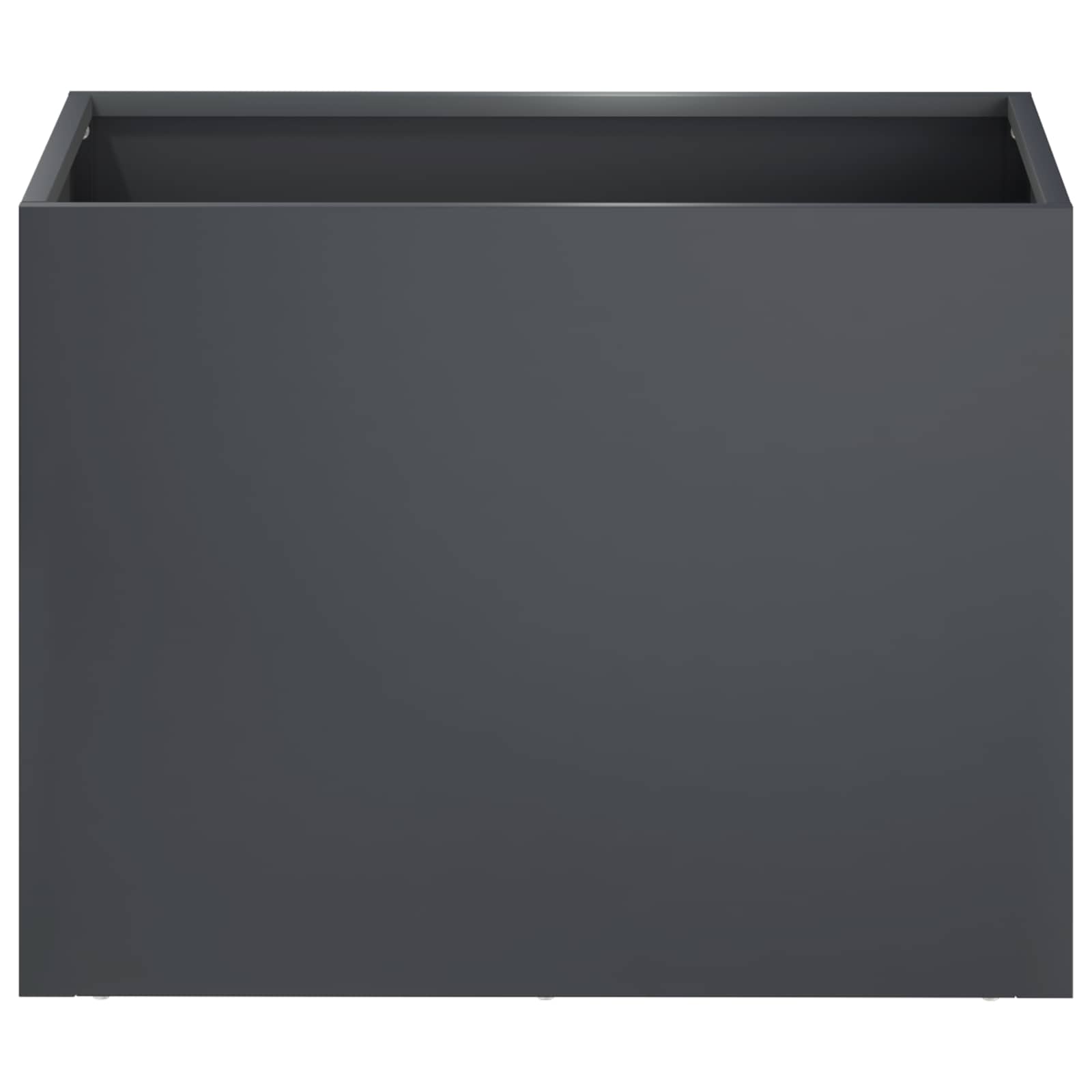 Vaso da giardino 2 pz Antracite 40 x 30 x 30 cm