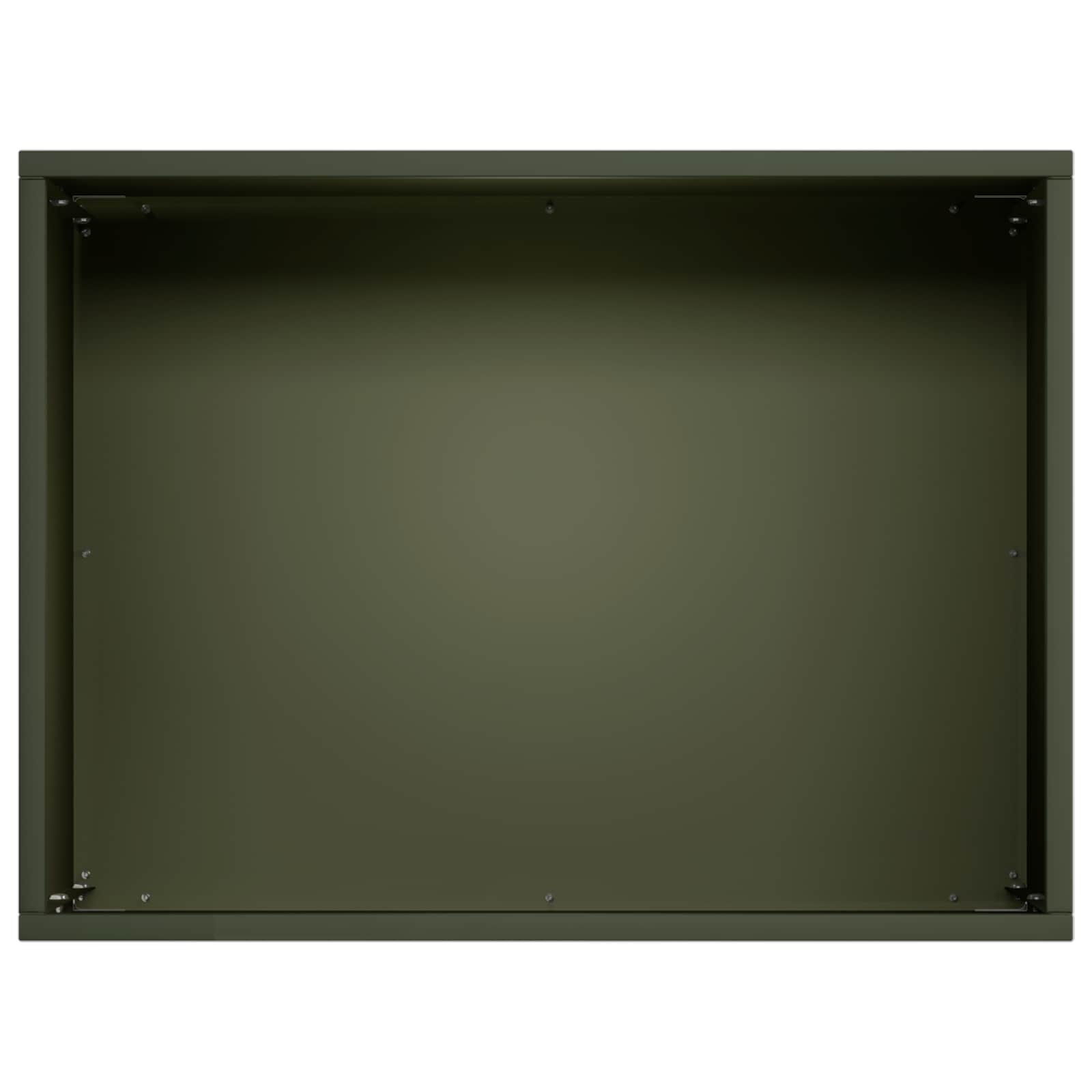 Vaso da giardino 2 pz Verde Oliva 40 x 30 x 30 cm