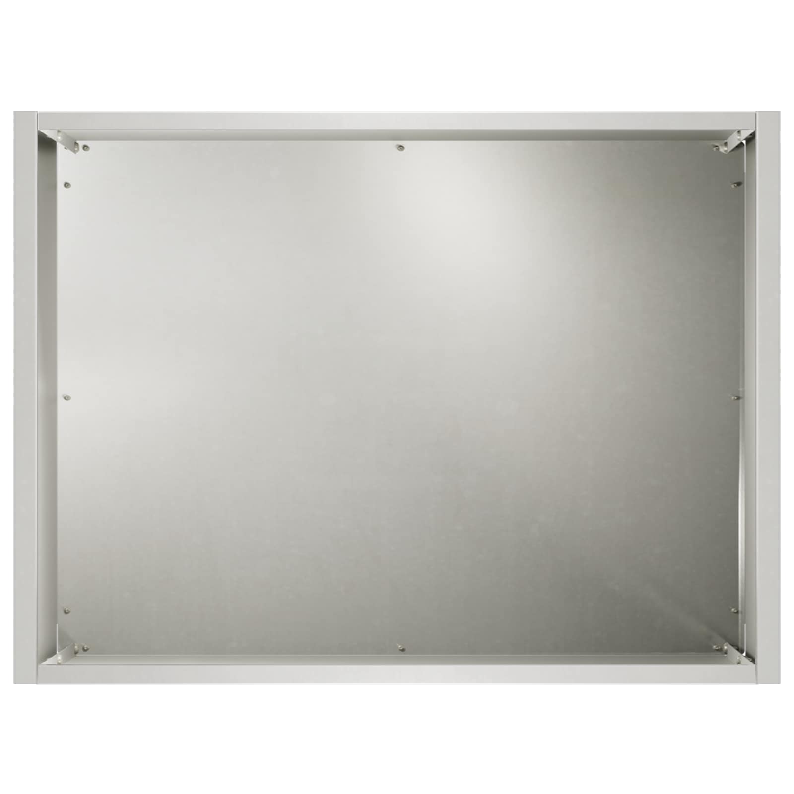 Vaso da giardino Argento 40 x 30 x 30 cm Acciaio Inox