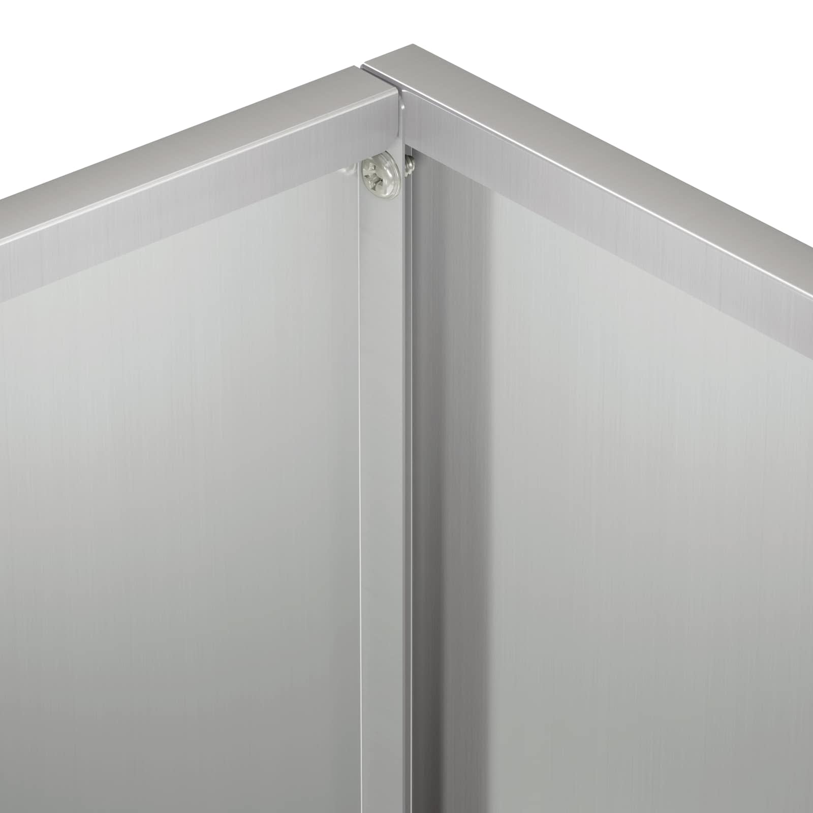 Vaso da giardino 2 pz Argento 40 x 30 x 30 cm Acciaio zincato