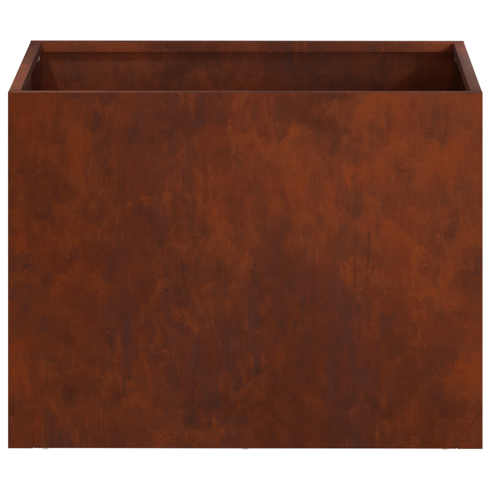 Vaso da giardino Ruggine 40 x 30 x 30 cm Acciaio Corten