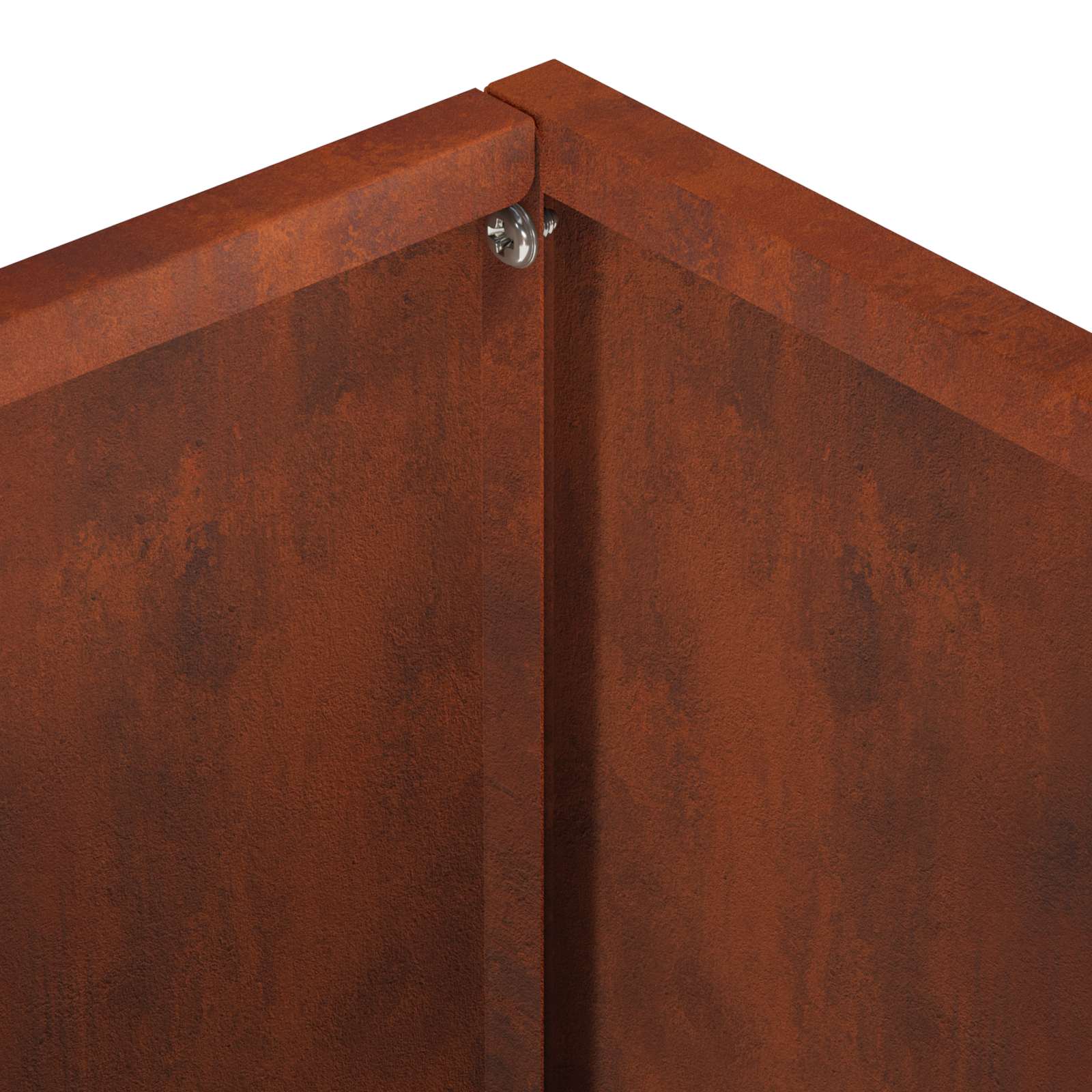 Vaso da giardino Ruggine 40 x 30 x 30 cm Acciaio Corten