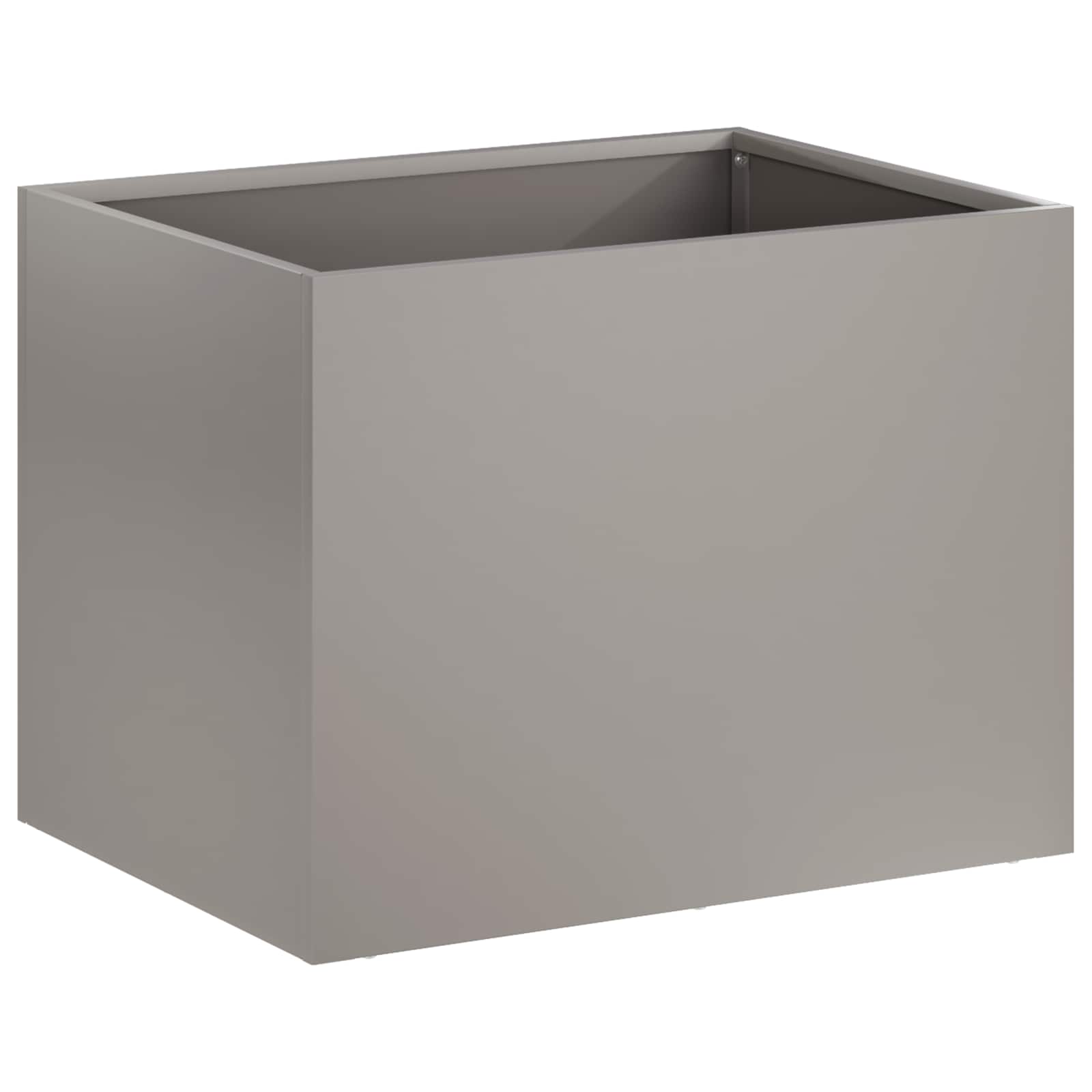 Vaso da giardino 2 pz Ruggine 40 x 30 x 30 cm Acciaio Corten