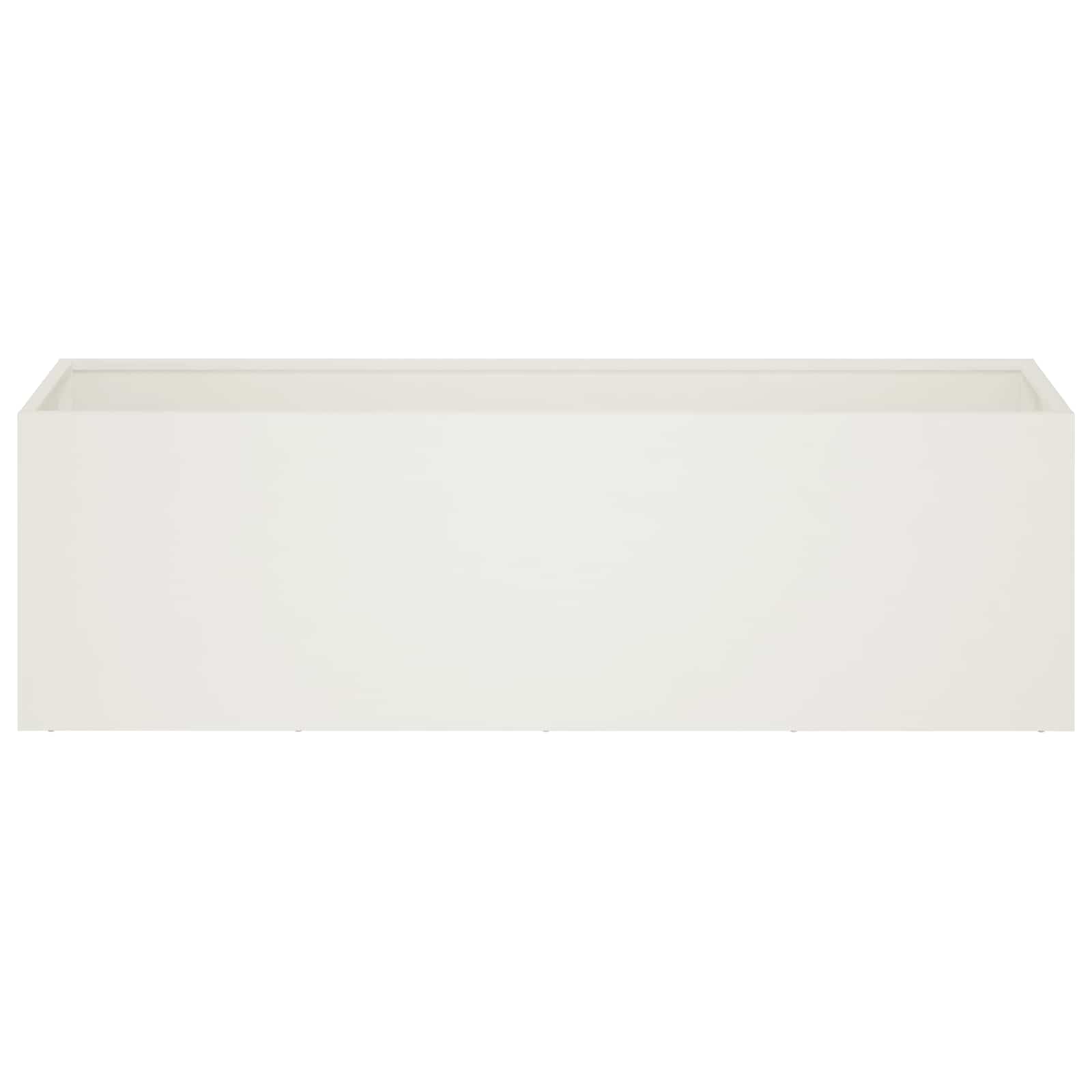 Vaso da giardino Bianco 80 x 30 x 30 cm