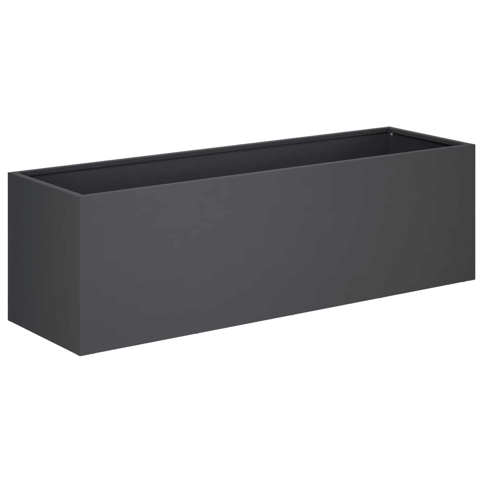 Vaso da giardino Antracite 80 x 30 x 30 cm
