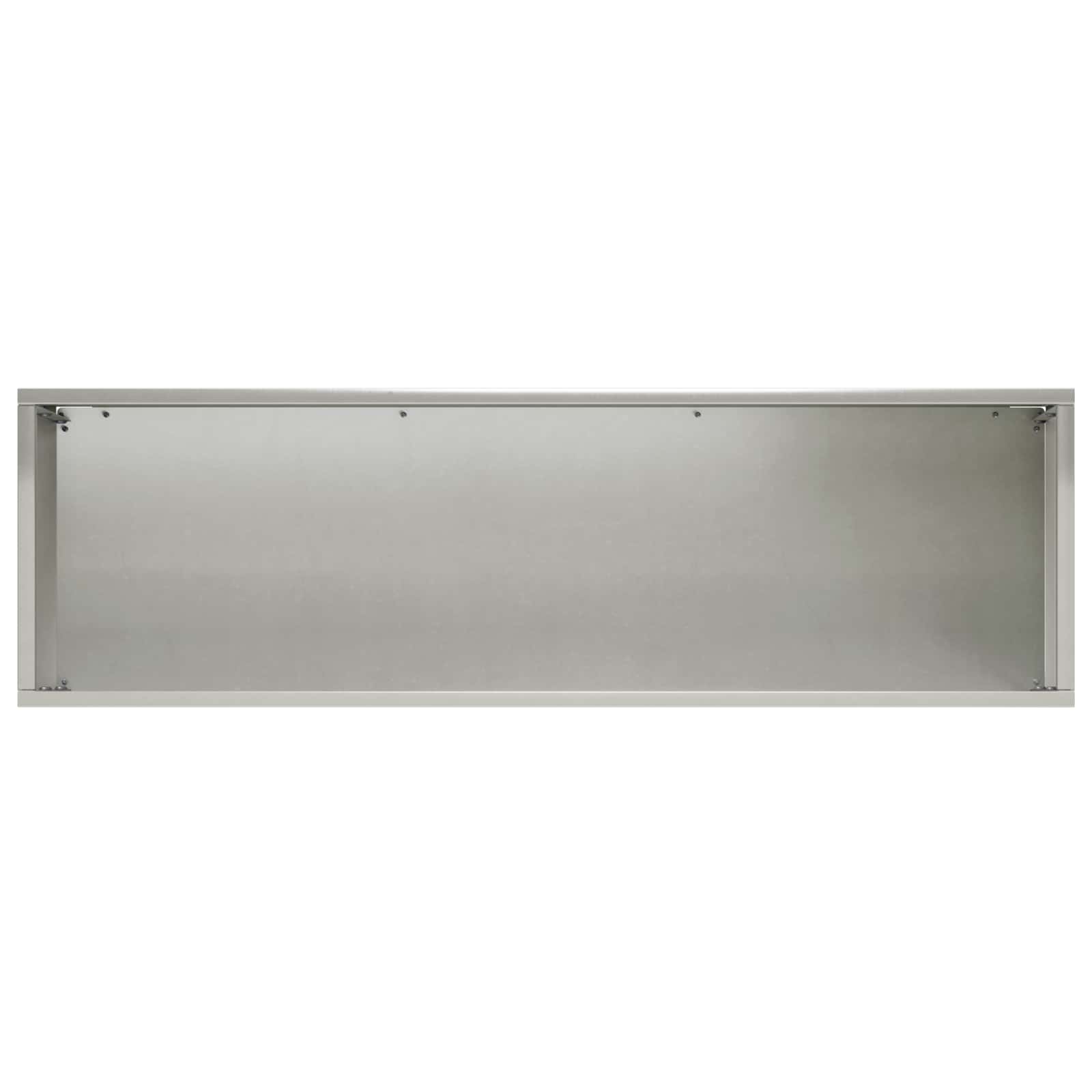 Vaso da giardino Argento 80 x 30 x 30 cm Acciaio Inox