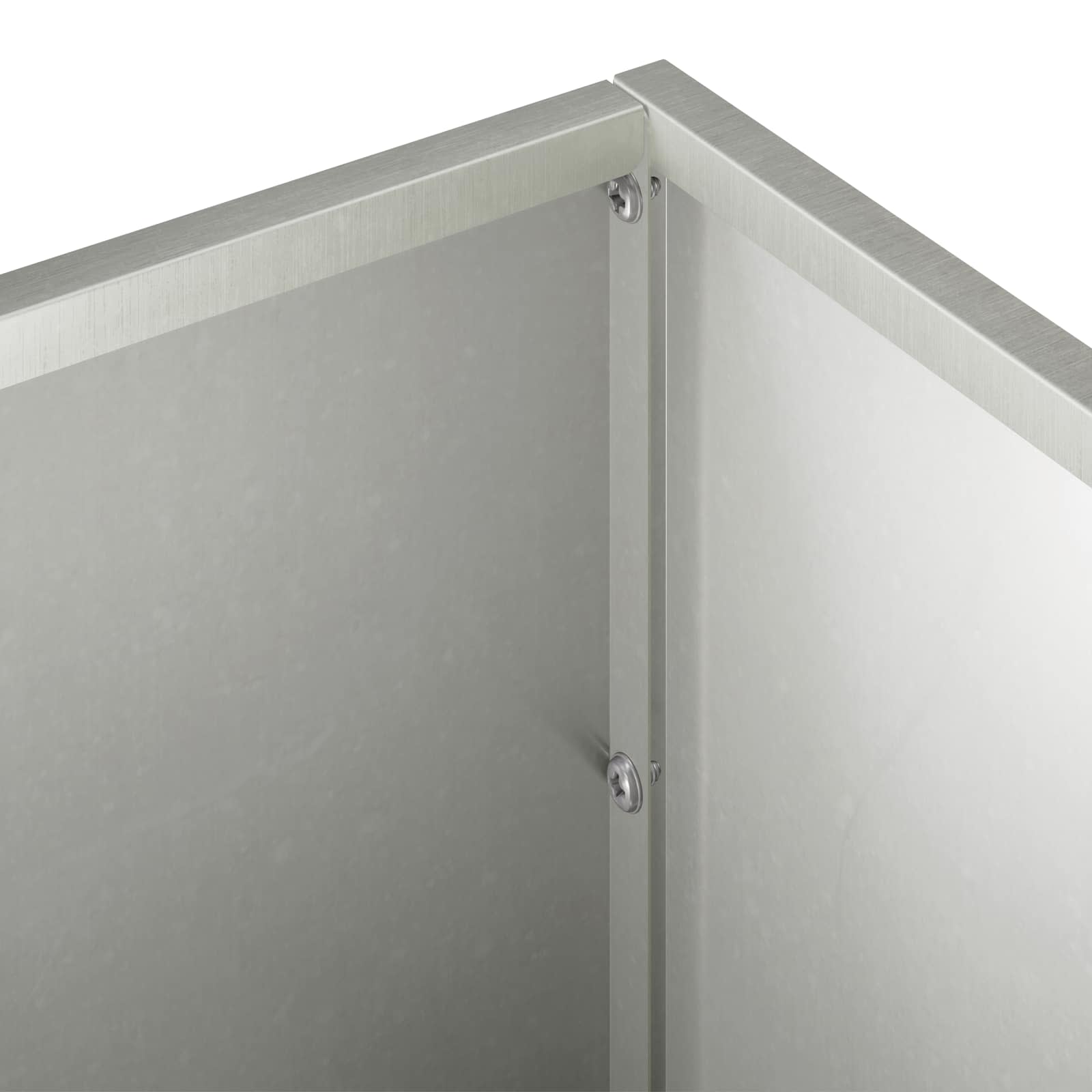 Vaso da giardino Argento 80 x 30 x 30 cm Acciaio Inox