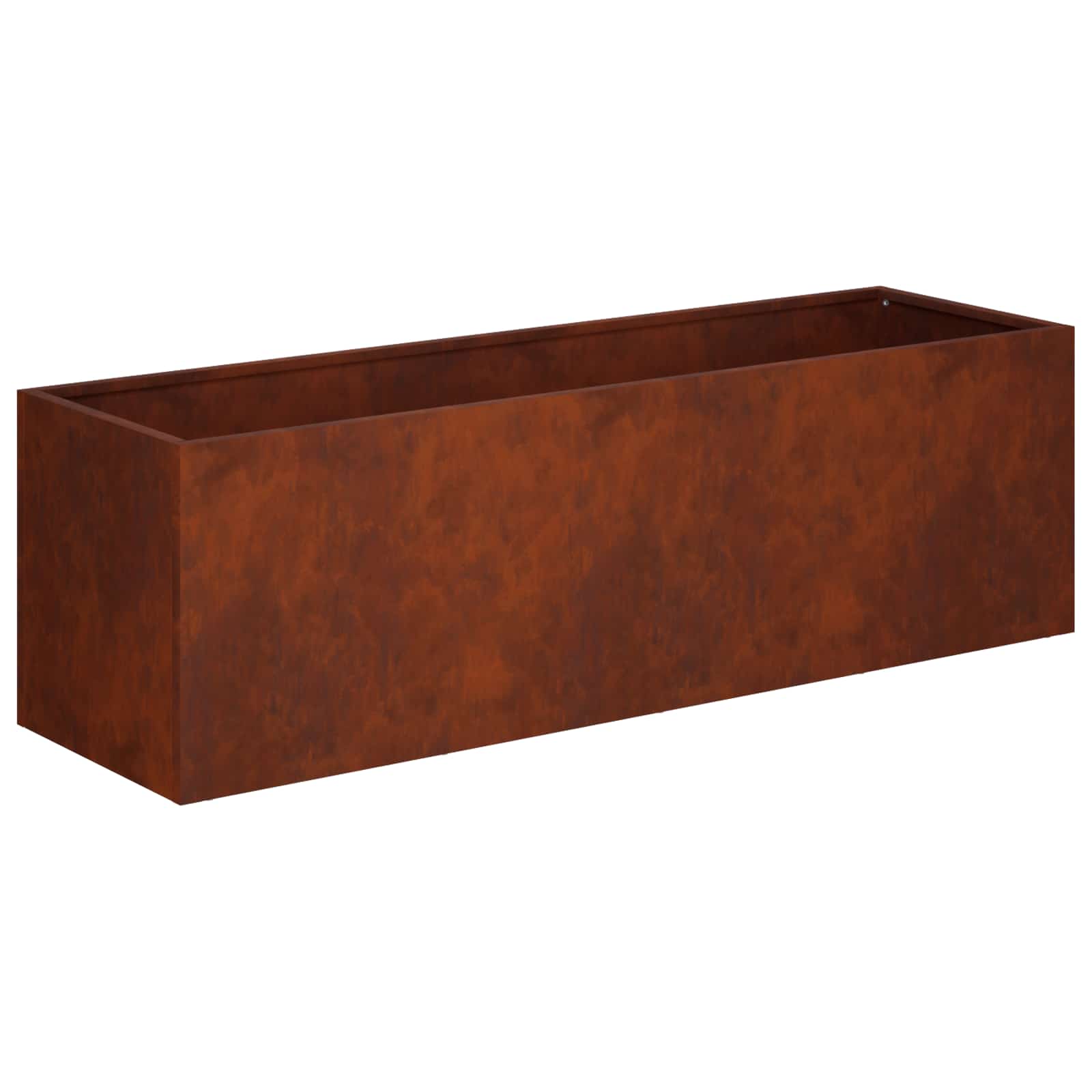 Vaso da giardino Ruggine 80 x 30 x 30 cm Acciaio Corten