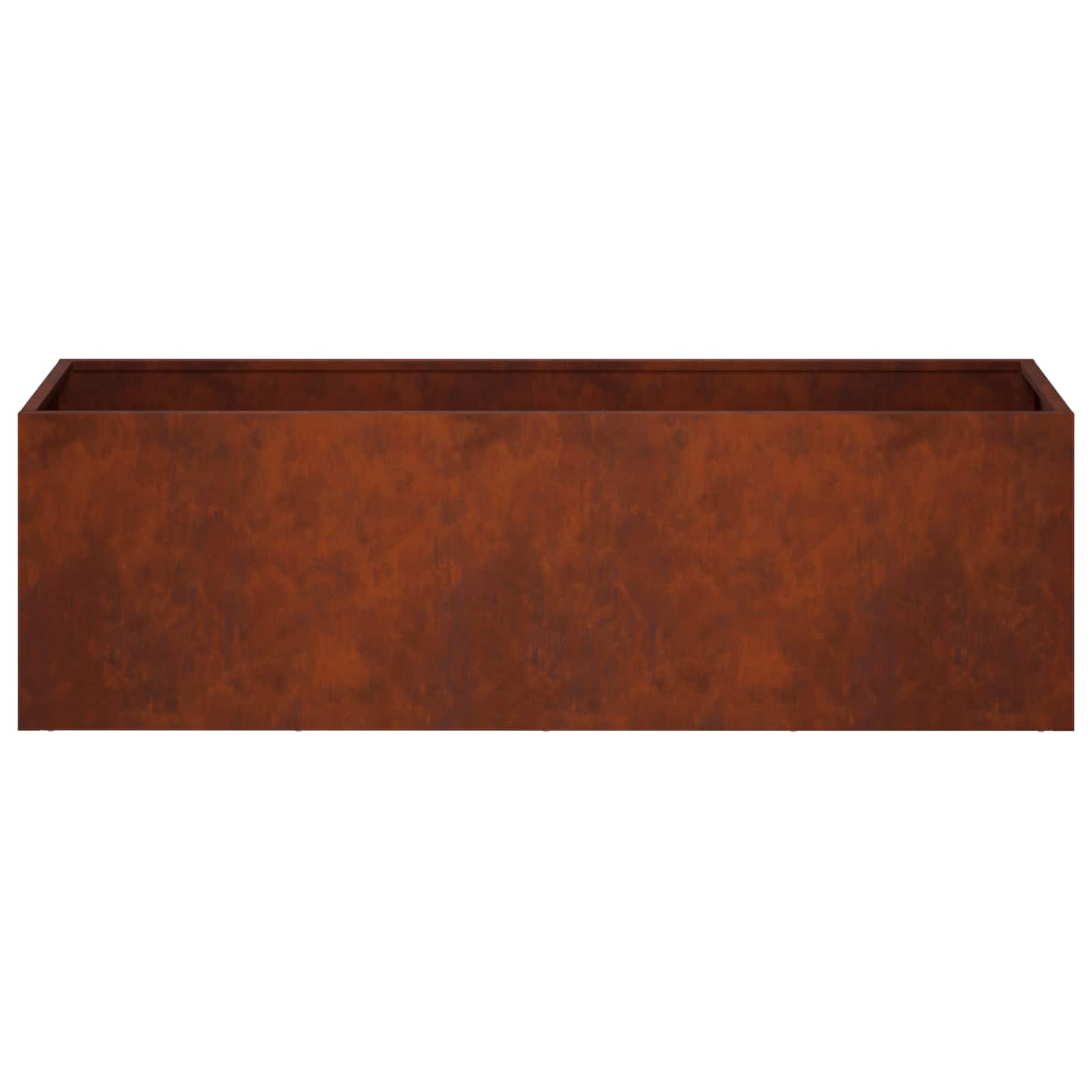 Vaso da giardino Ruggine 80 x 30 x 30 cm Acciaio Corten