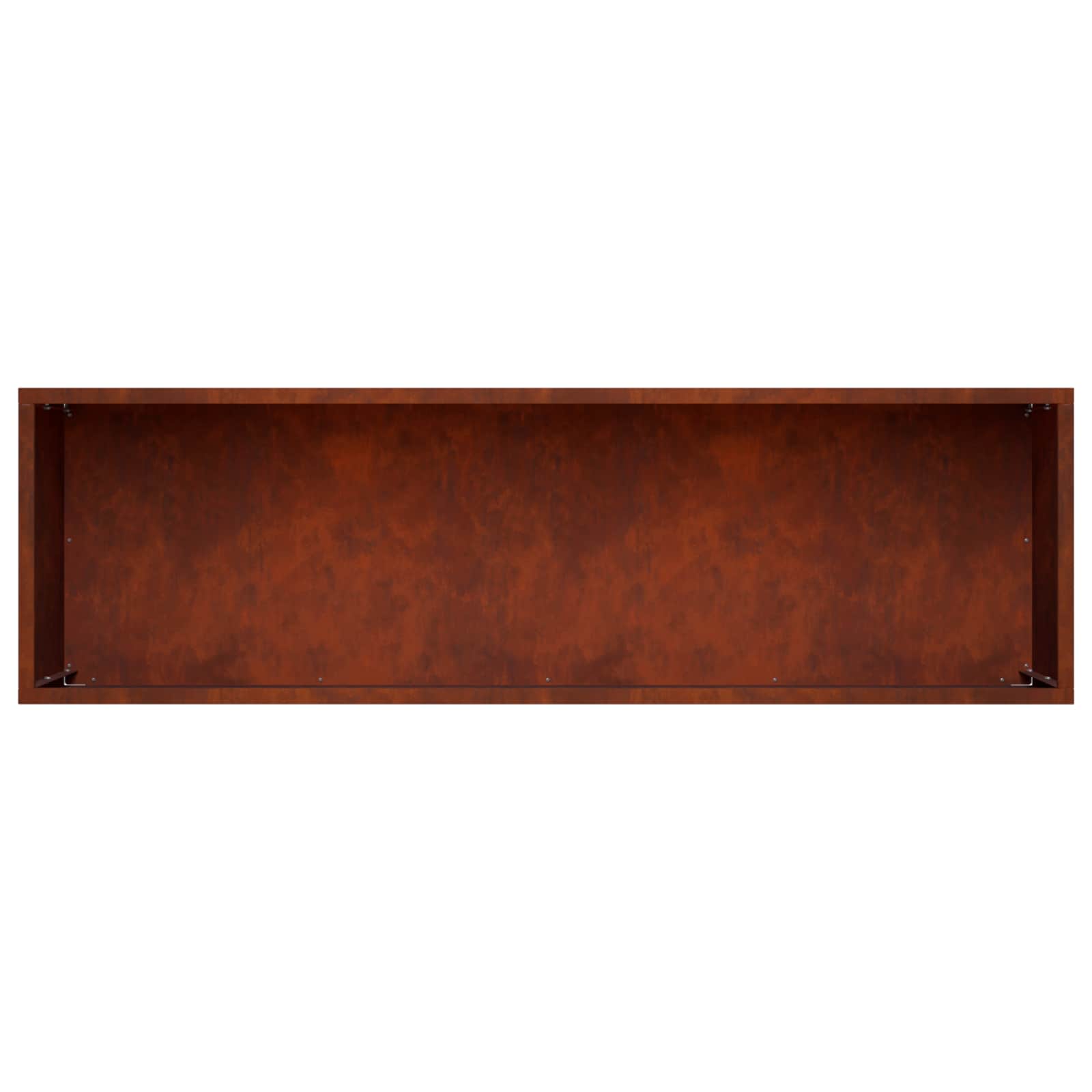 Vaso da giardino Ruggine 80 x 30 x 30 cm Acciaio Corten