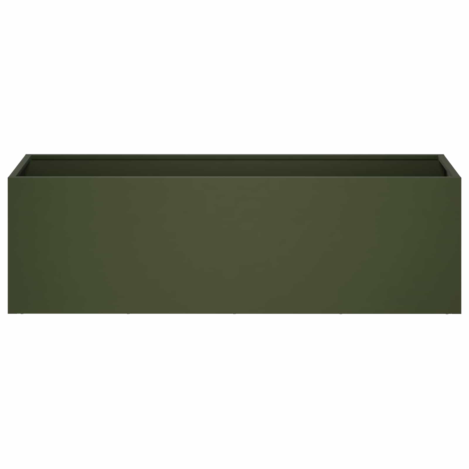 Vaso da giardino Verde Oliva 100 x 30 x 30 cm
