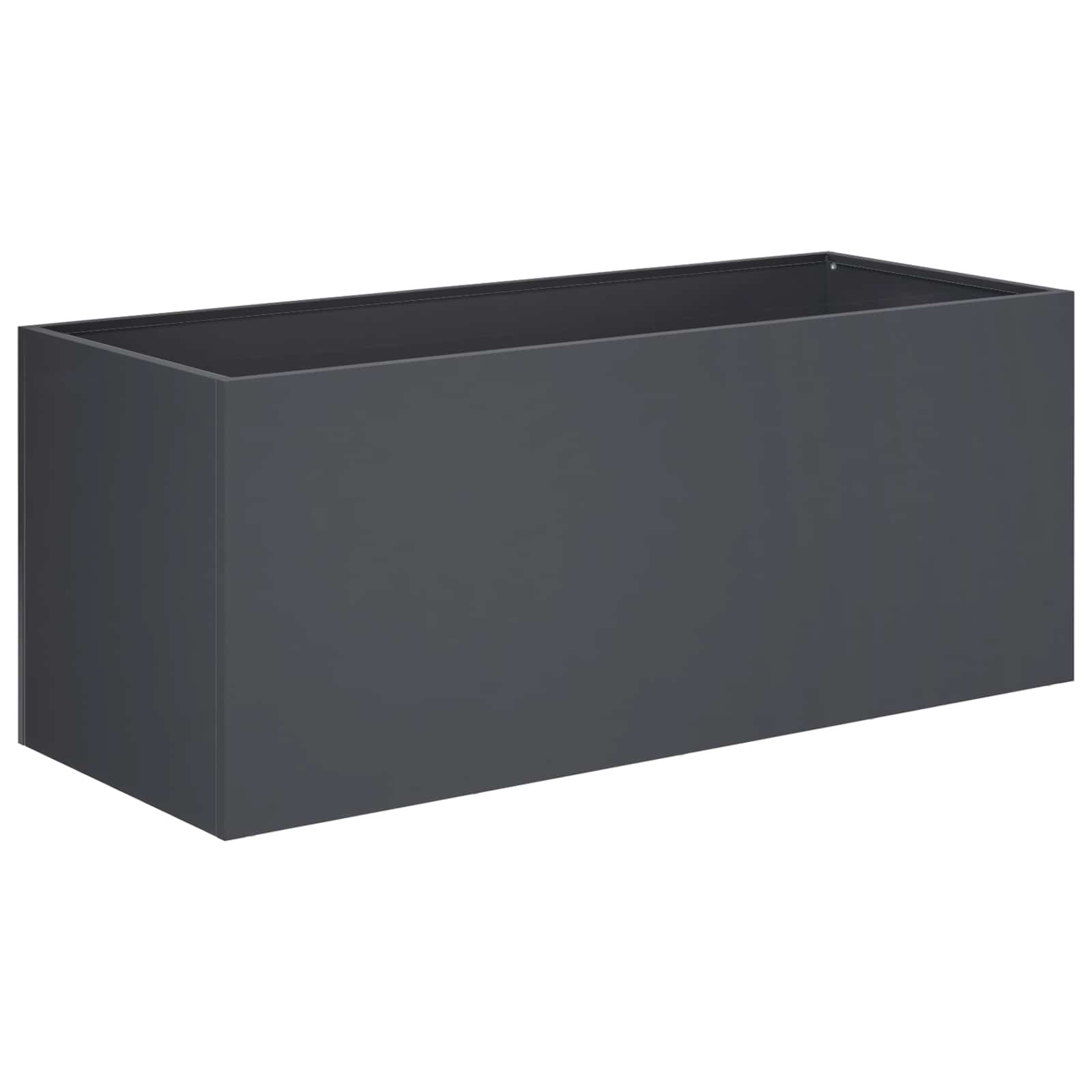 Vaso da giardino Antracite 80 x 40 x 40 cm