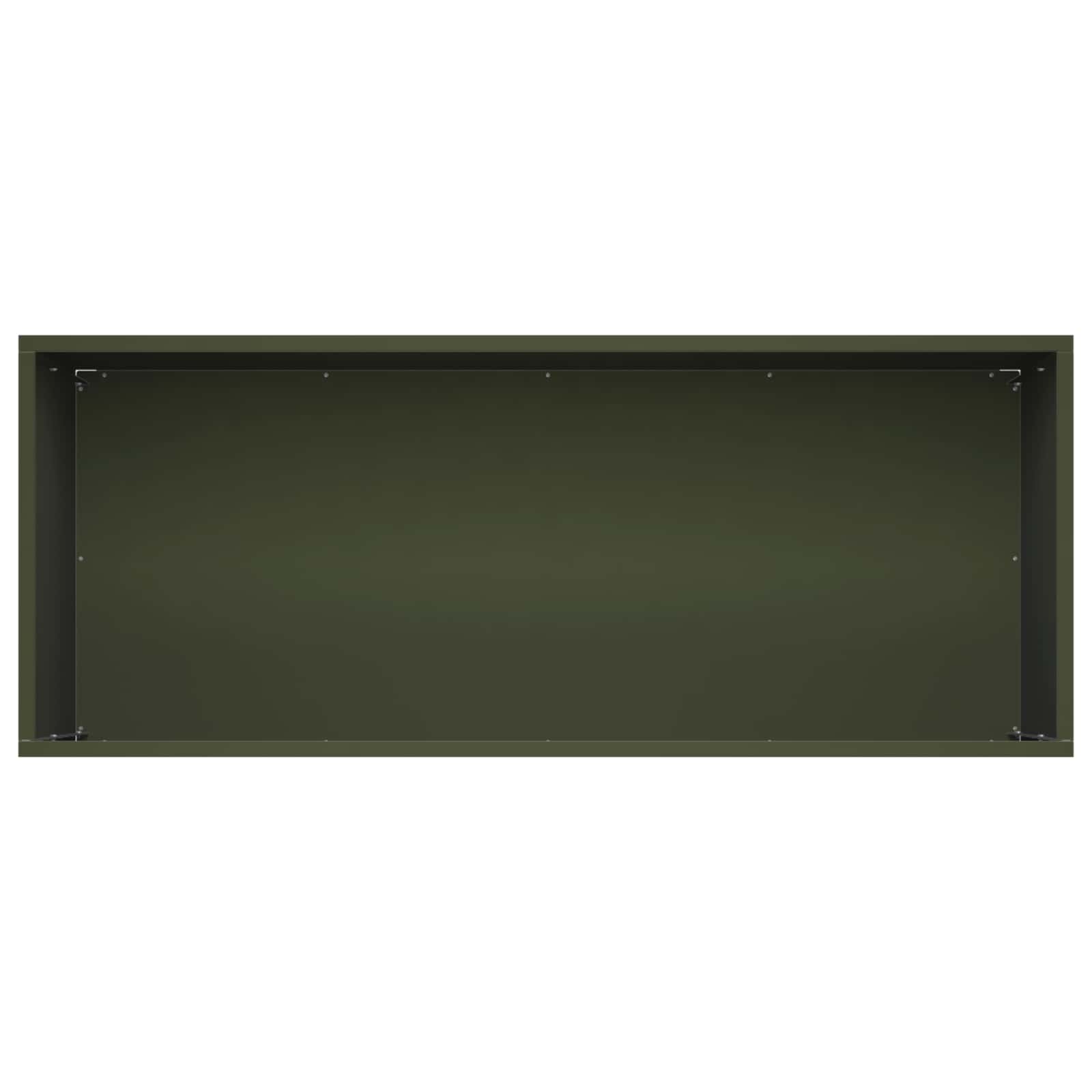Vaso da giardino Verde Oliva 80 x 40 x 40 cm
