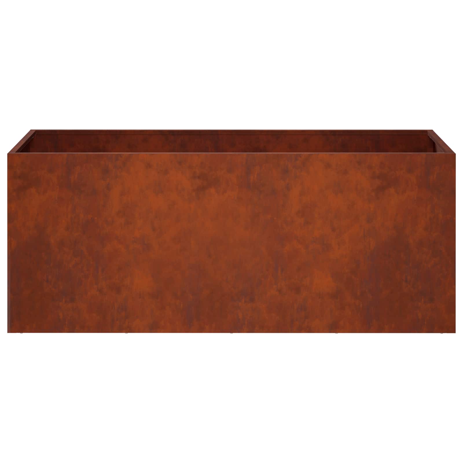 Vaso da giardino Ruggine 80 x 40 x 40 cm Acciaio Corten