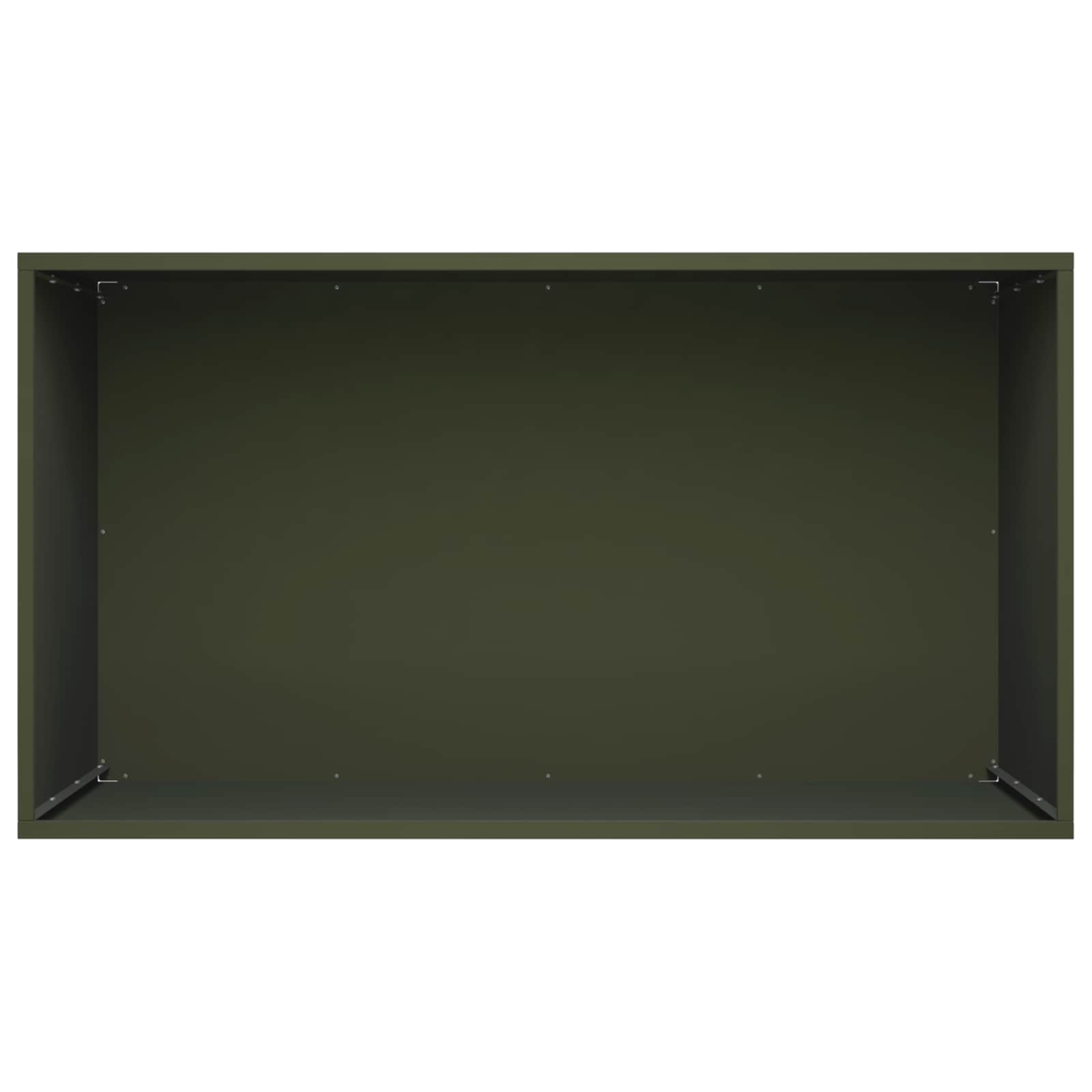 Vaso da giardino 2 pz Verde Oliva 80 x 50 x 50 cm