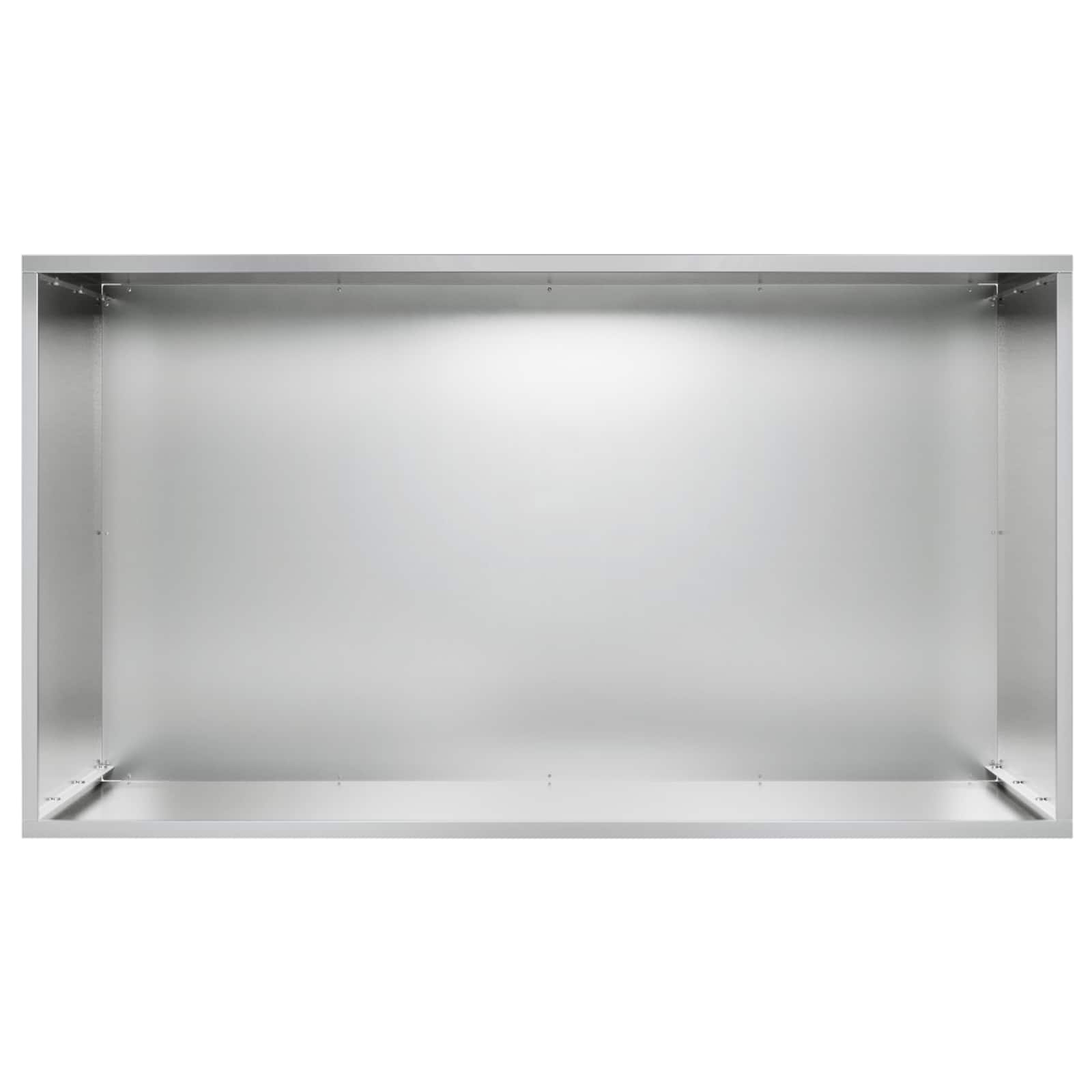 Vaso da giardino Argento 80 x 50 x 50 cm Acciaio zincato