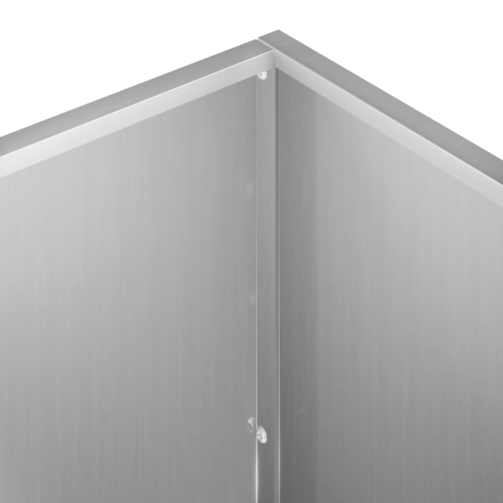 Vaso da giardino 2 pz Argento 80 x 50 x 50 cm Acciaio zincato