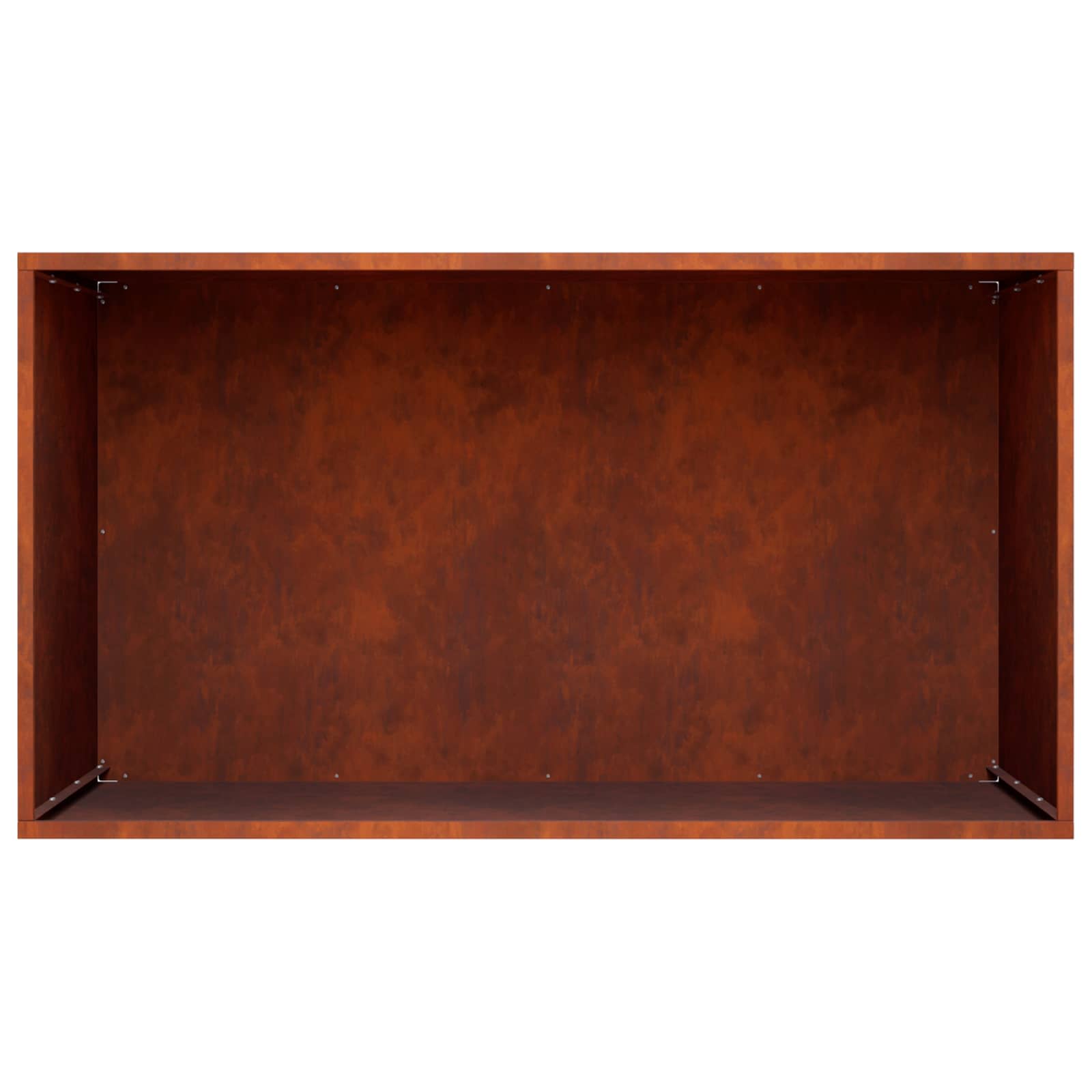 Vaso da giardino 2 pz Ruggine 80 x 50 x 50 cm Acciaio Corten