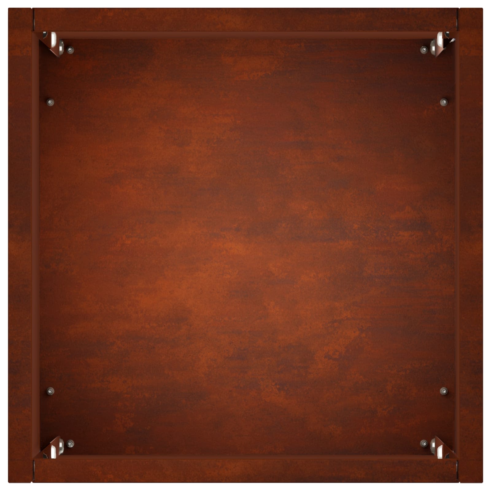 Vaso da giardino Ruggine 20 x 20 x 40 cm Acciaio Corten