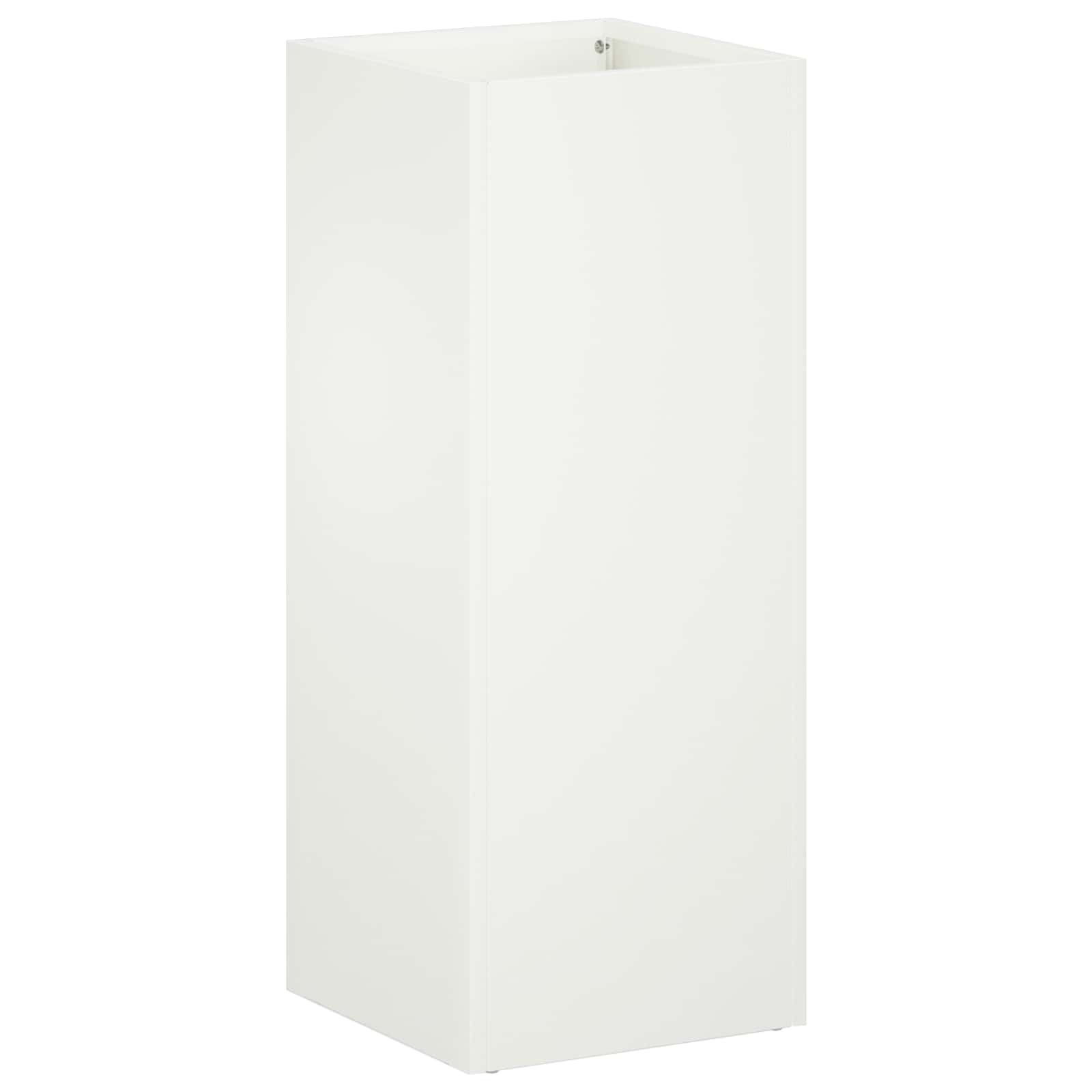 Vaso da giardino Bianco 20 x 20 x 50 cm