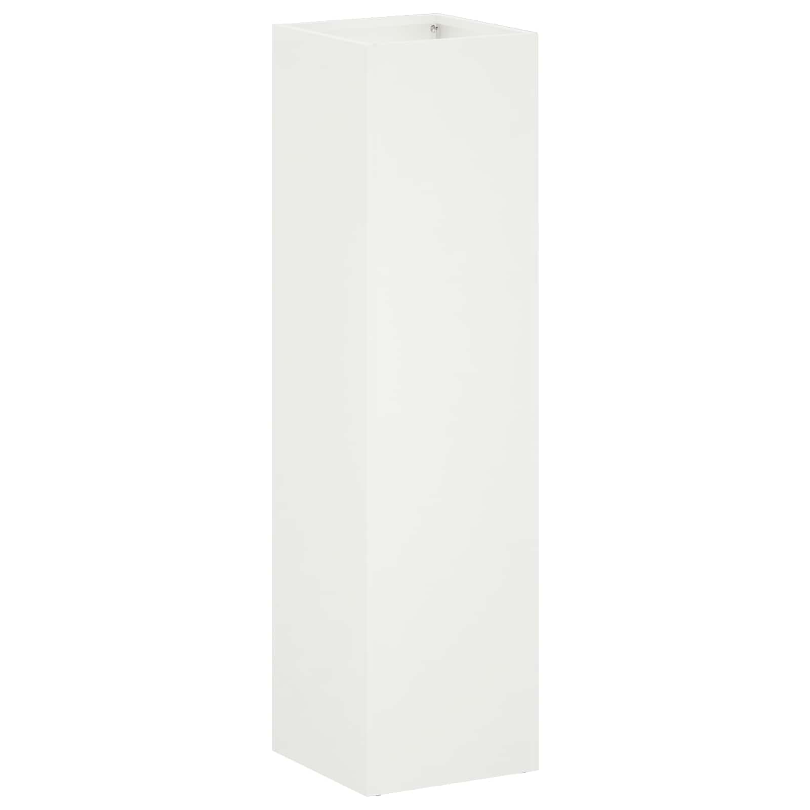 Vaso da giardino Bianco 20 x 20 x 75 cm