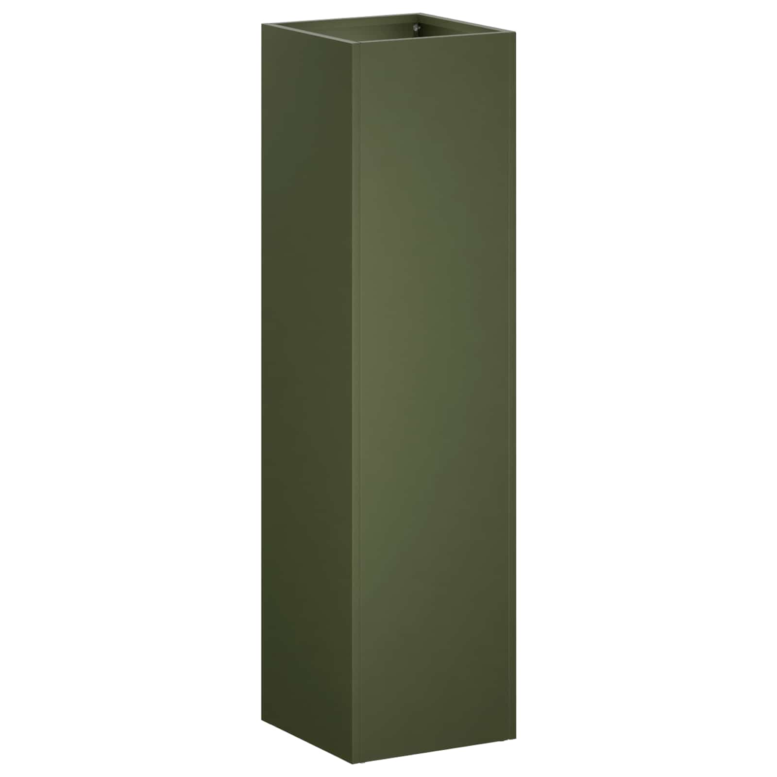 Vaso da giardino Verde Oliva 20 x 20 x 75 cm