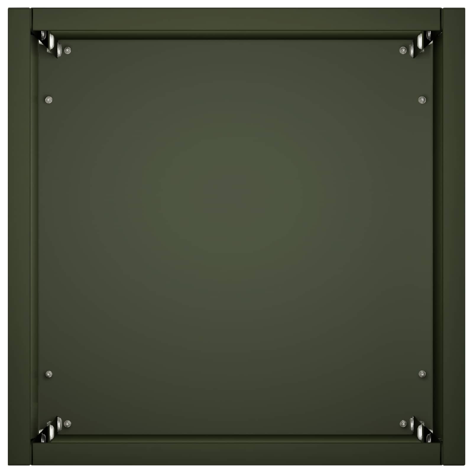 Vaso da giardino Verde Oliva 20 x 20 x 75 cm