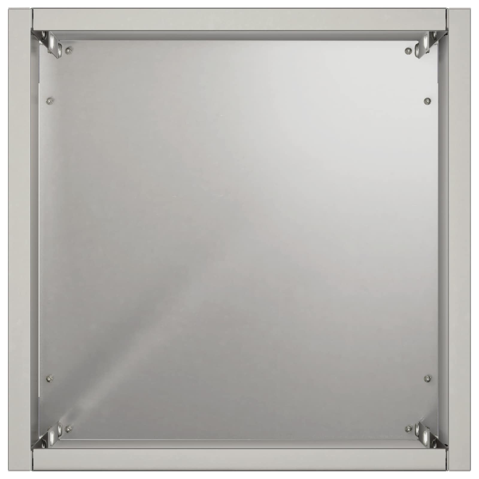 Vaso da giardino Argento 20 x 20 x 75 cm Acciaio Inox