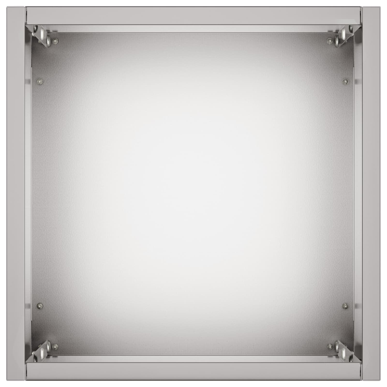 Vaso da giardino Argento 20 x 20 x 75 cm Acciaio zincato