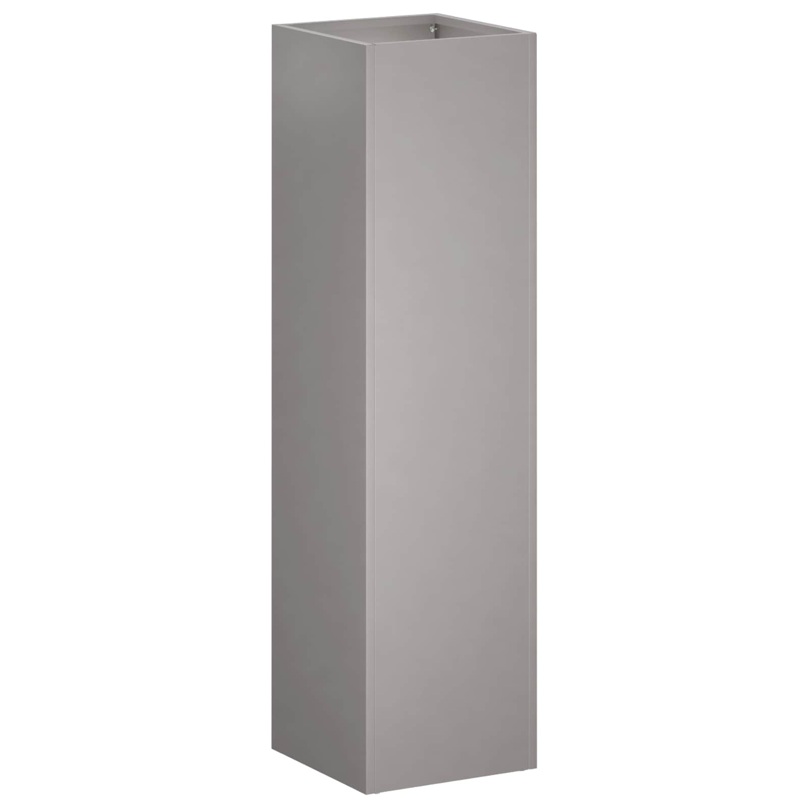 Vaso da giardino 2 pz Ruggine 20 x 20 x 75 cm Acciaio Corten