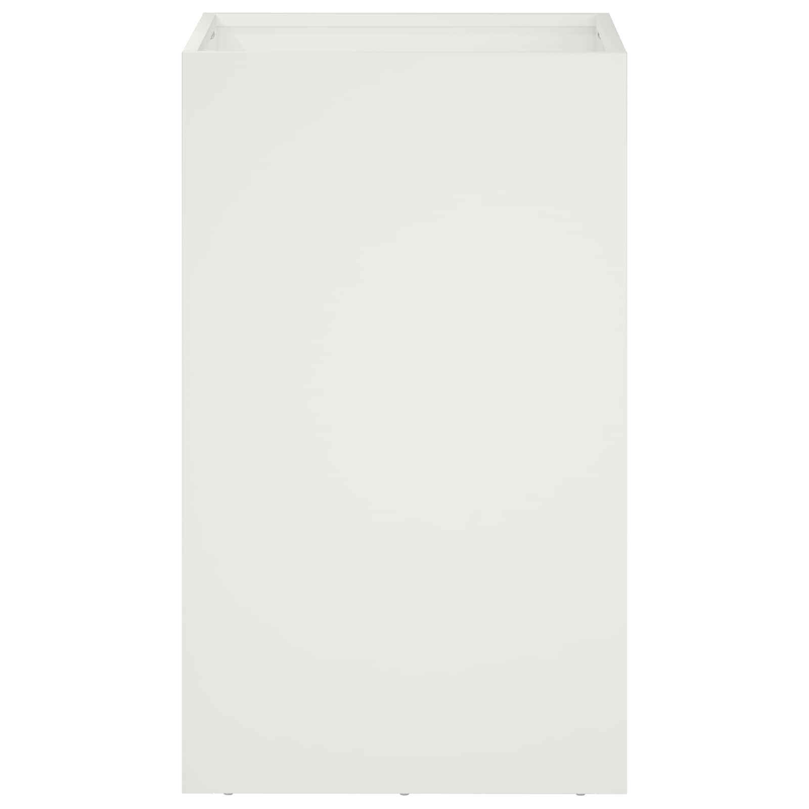 Vaso da giardino 2 pz Bianco 30 x 30 x 40 cm