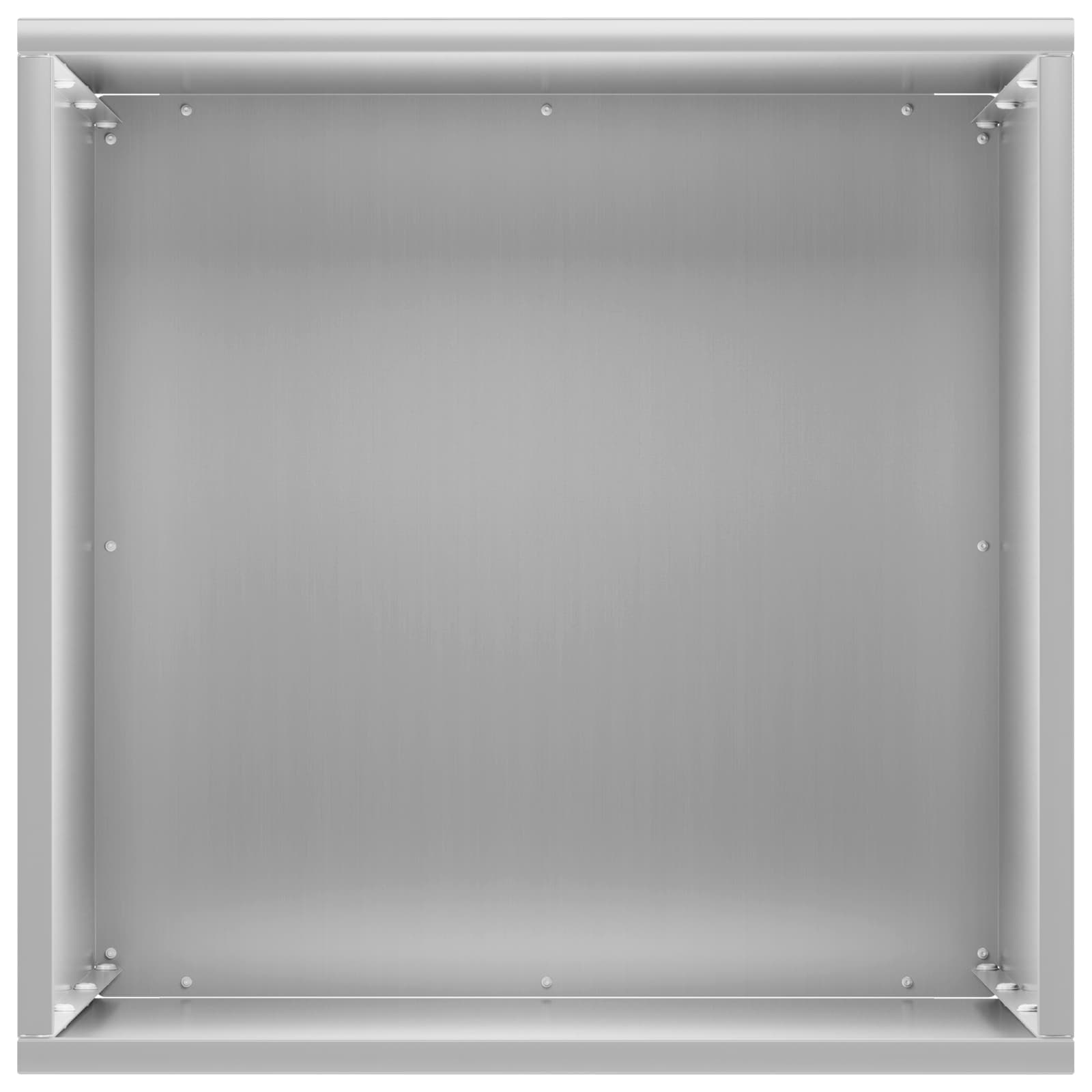 Vaso da giardino 2 pz Argento 30 x 30 x 40 cm Acciaio zincato