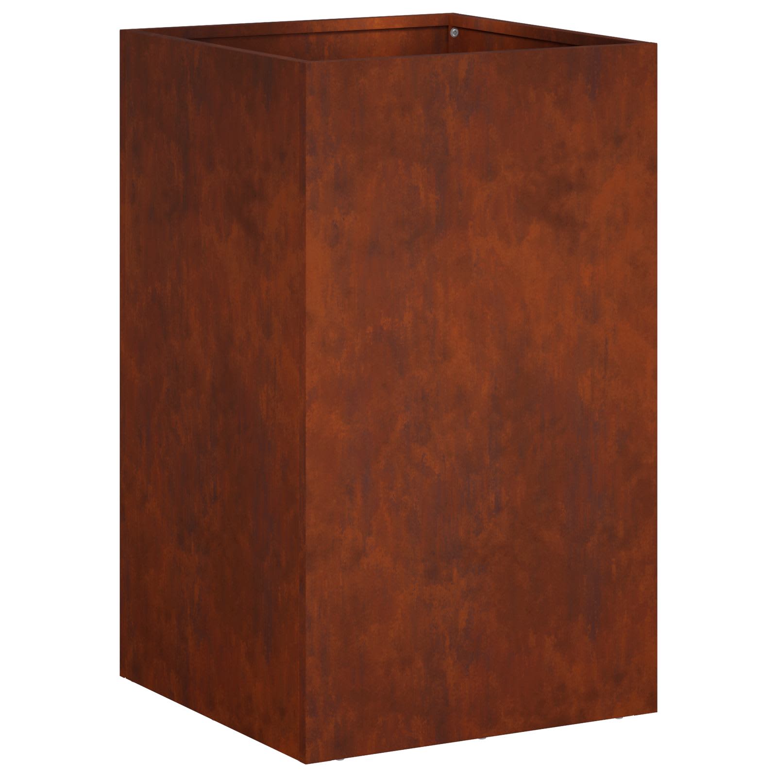 Vaso da giardino Ruggine 30 x 30 x 40 cm Acciaio Corten