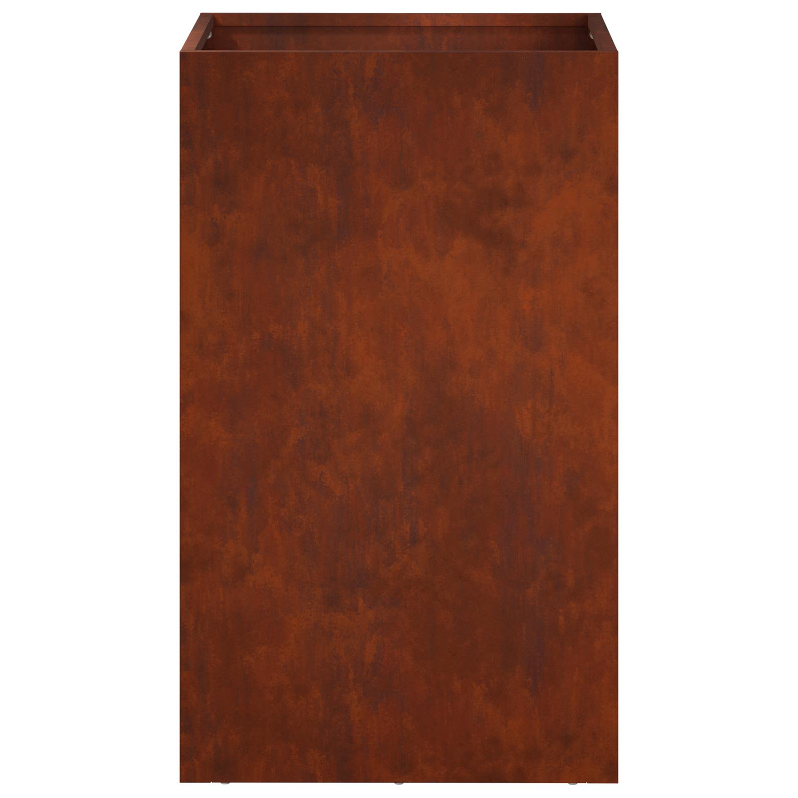 Vaso da giardino Ruggine 30 x 30 x 40 cm Acciaio Corten