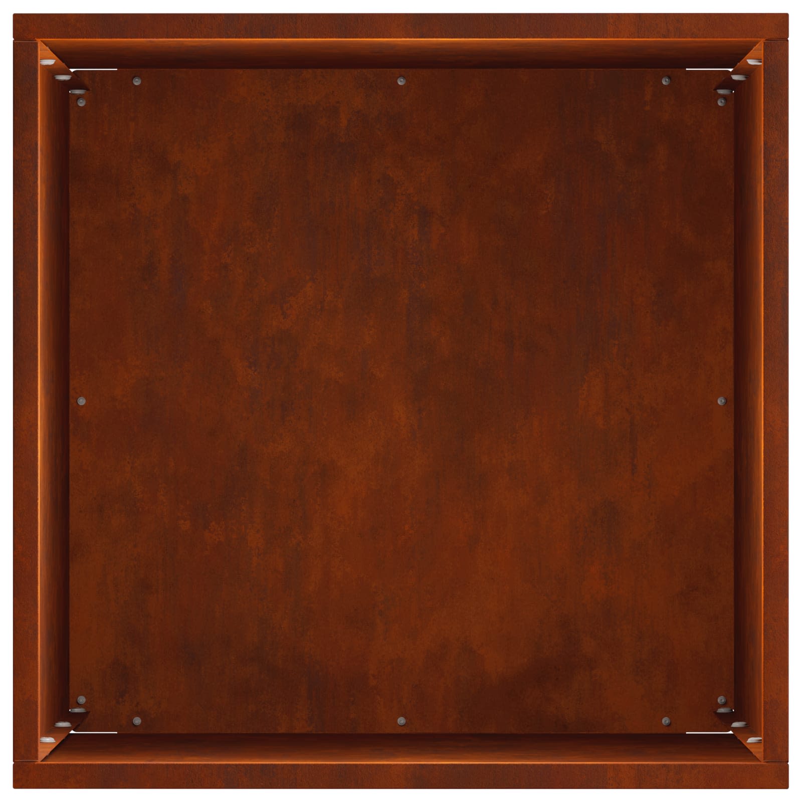 Vaso da giardino Ruggine 30 x 30 x 40 cm Acciaio Corten