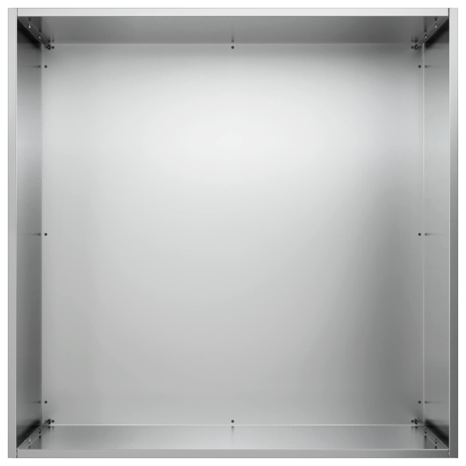 Vaso da giardino Argento 50 x 50 x 75 cm Acciaio zincato