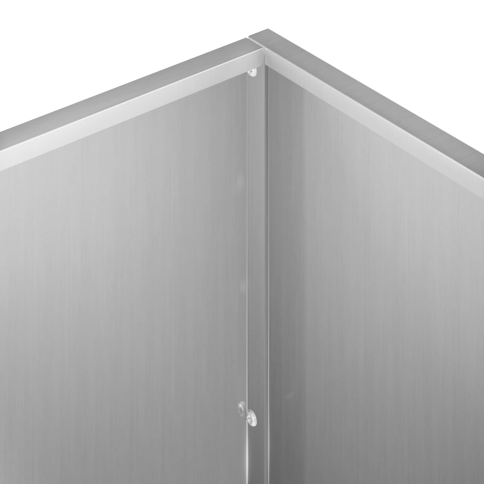 Vaso da giardino Argento 50 x 50 x 75 cm Acciaio zincato