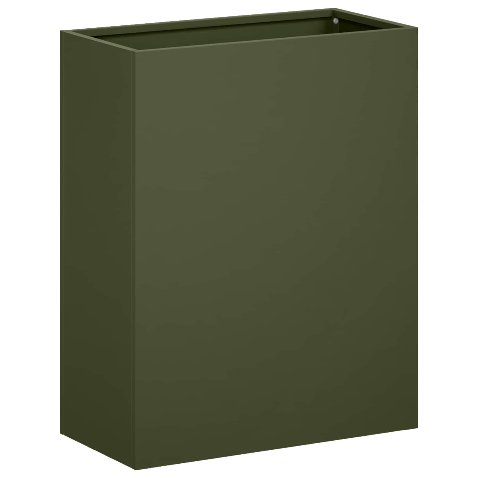 Vaso da giardino 2 pz Verde Oliva 40 x 20 x 40 cm