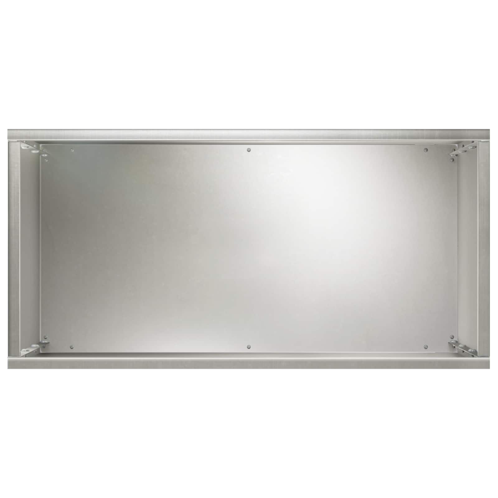 Vaso da giardino 2 pz Argento 40 x 20 x 40 cm Acciaio Inox